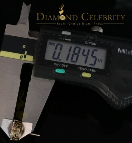 DiamondCelebritees 925 Sterling Yellow Silver 2.96ctCubic Zirconia Round Women's Stud Earrings