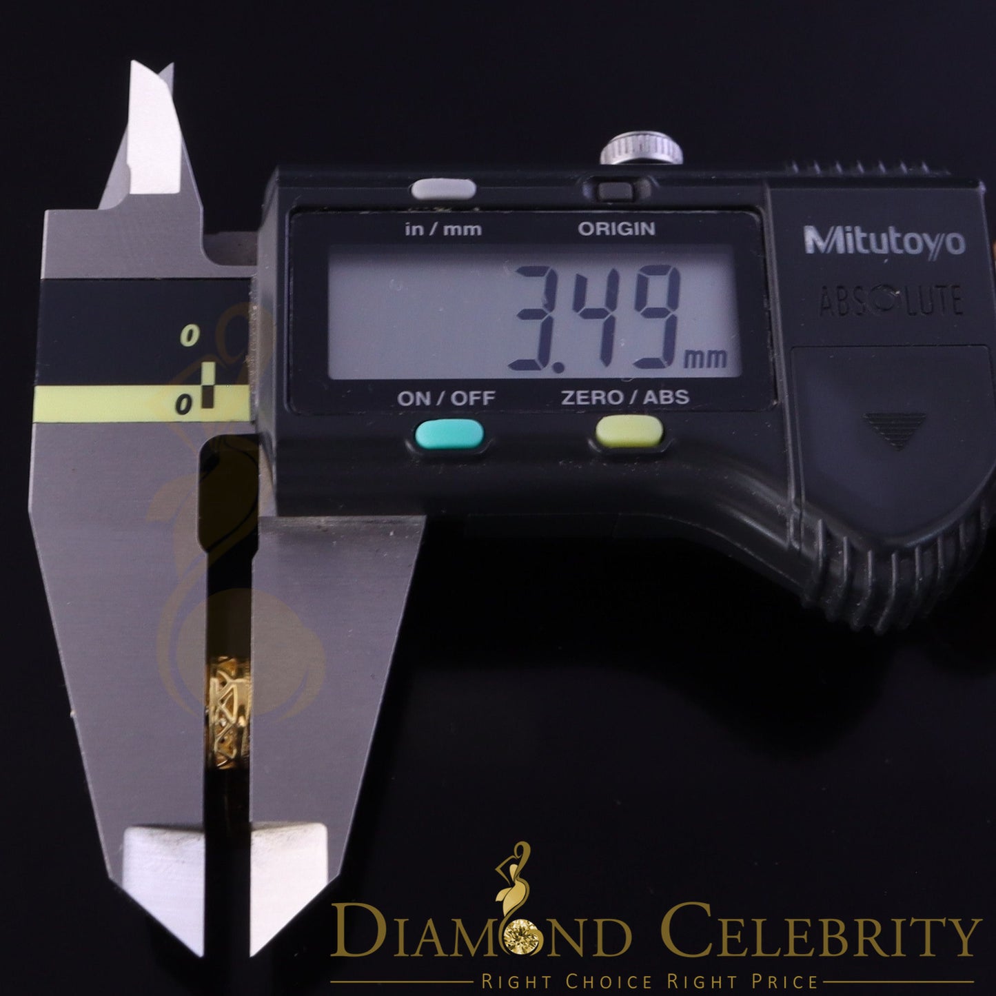 DiamondCelebritees Yellow 0.82ct Sterling Silver 925 Cubic Zirconia Women's Hip Hop Round Earrings