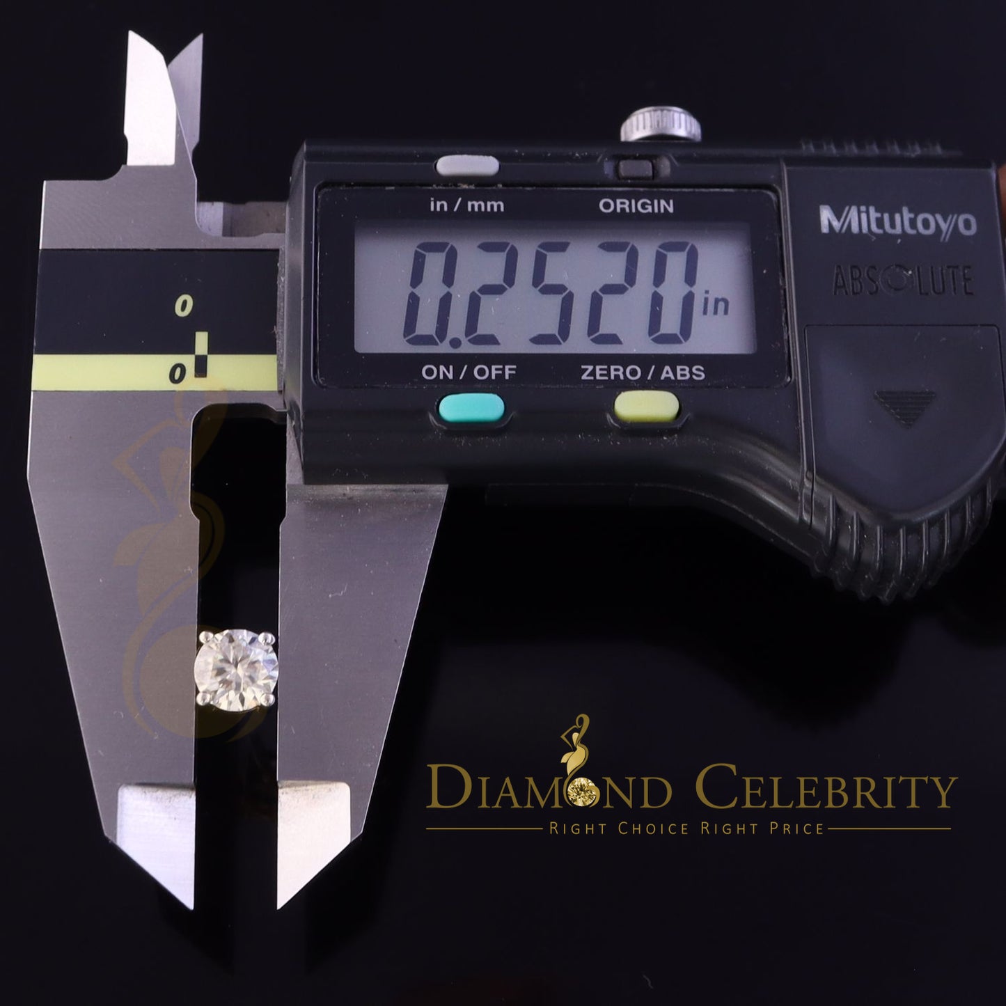 DiamondCelebritees 2.00ct VVS 'D' Moissanite Men's/Womens 925 Silver Yellow Round Stud Earrings