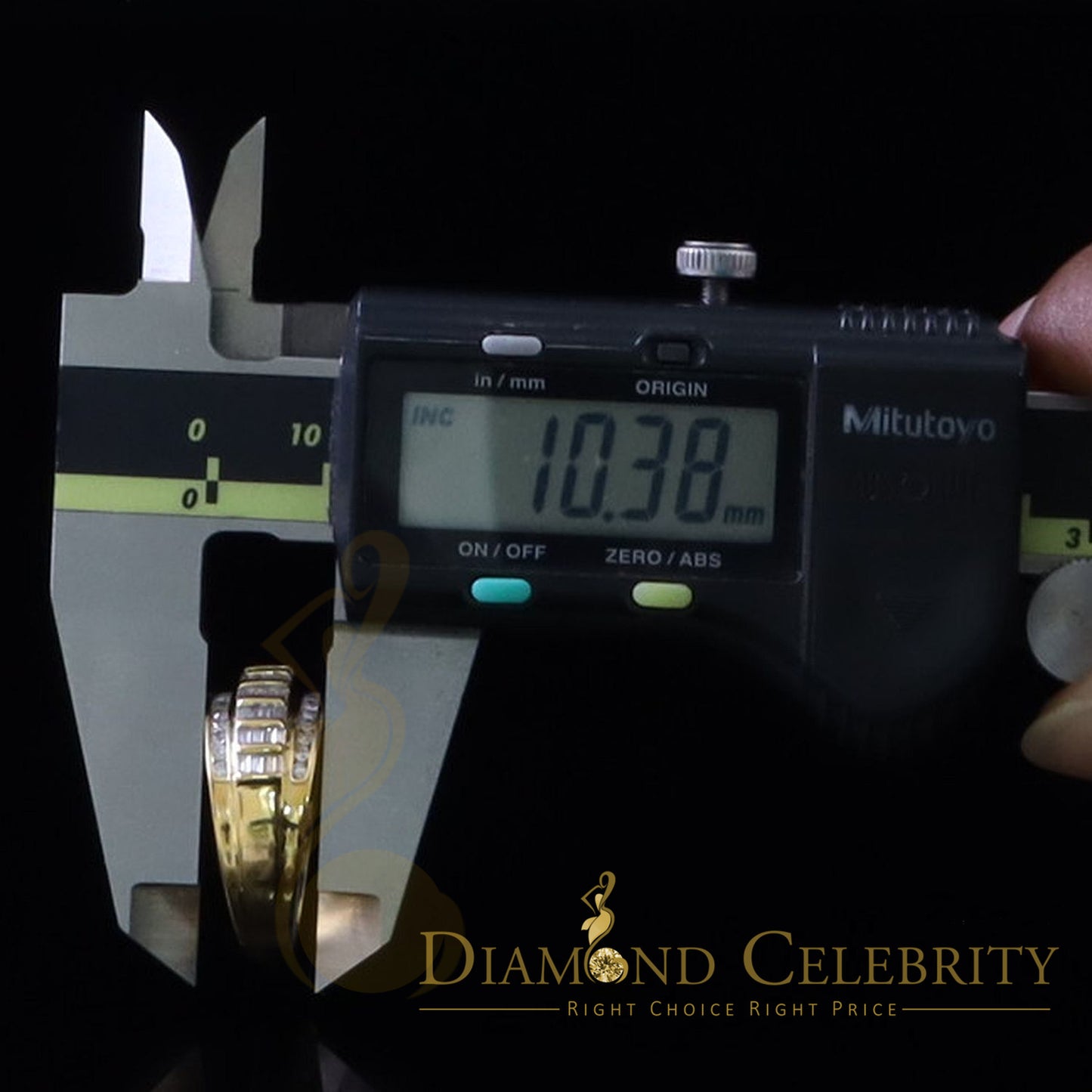 DiamondCelebritees 925 Sterling Silver Yellow 1.75ct Cubic Zirconia Women's/Men's Ring Size 10
