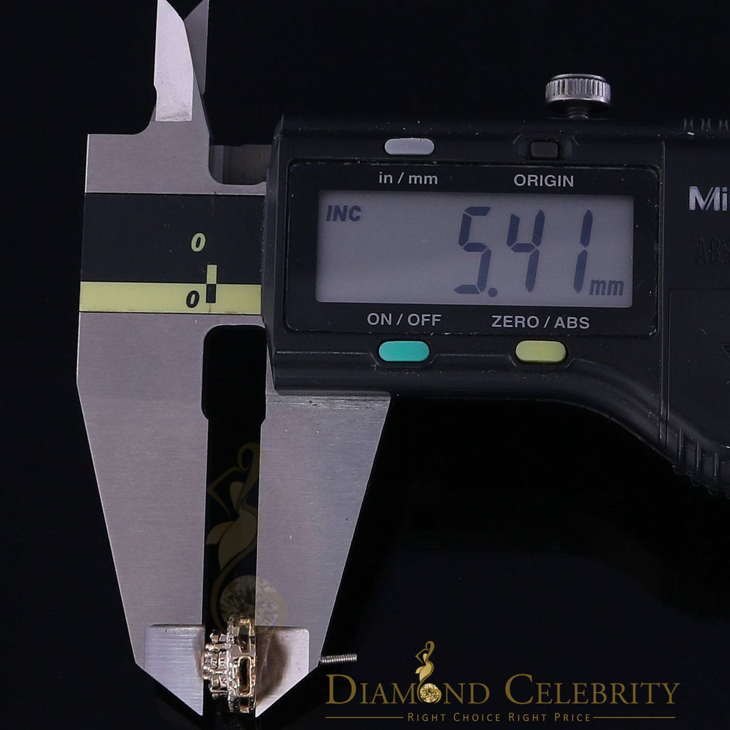 DiamondCelebritees 0.25ct Diamond 925 Sterling Silver Yellow For Men's / Women's Floral Earrings