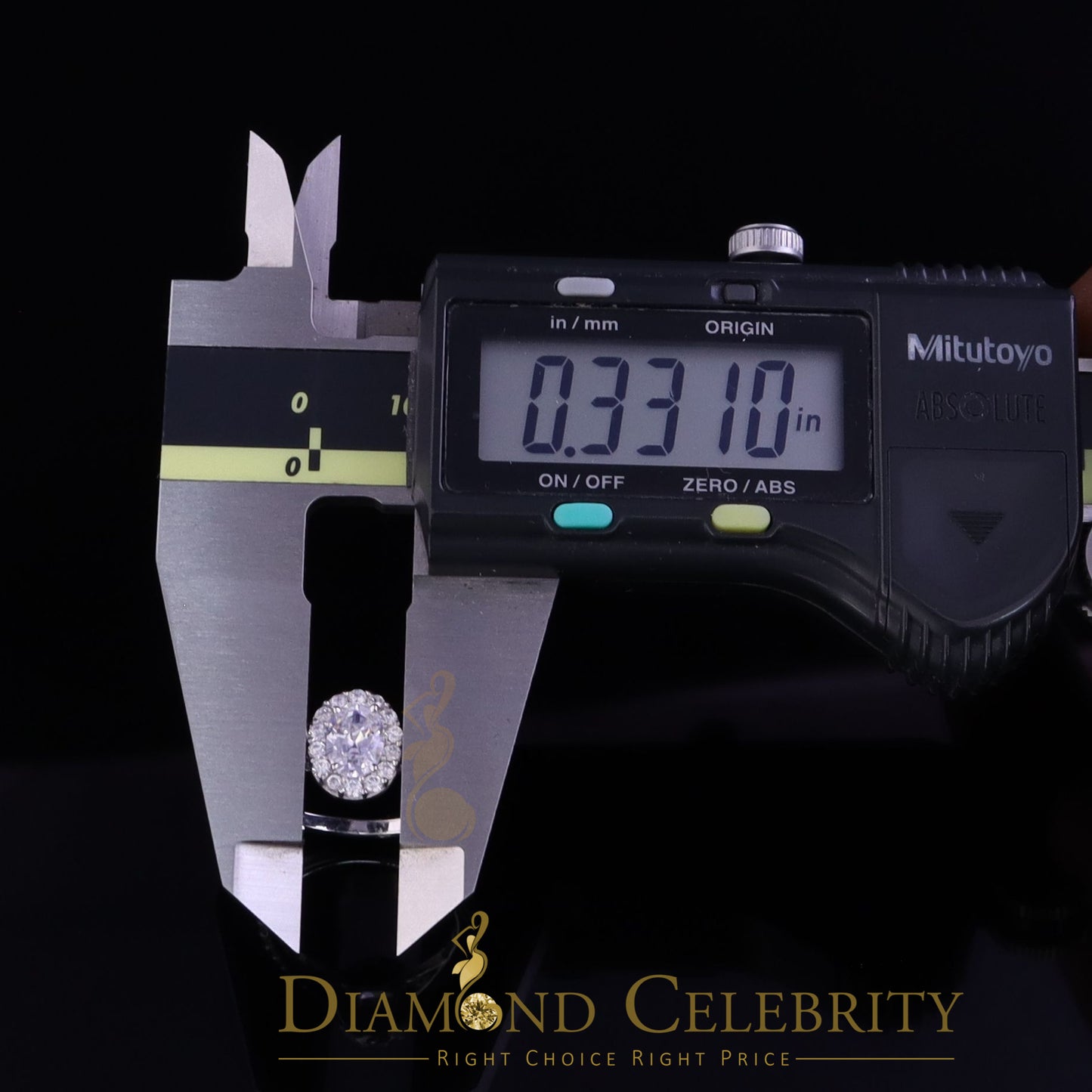 DiamondCelebritees 1.74ct Cubic Zirconia 925 White Silver Men's/Womens Oval Engagement Ring Size 7