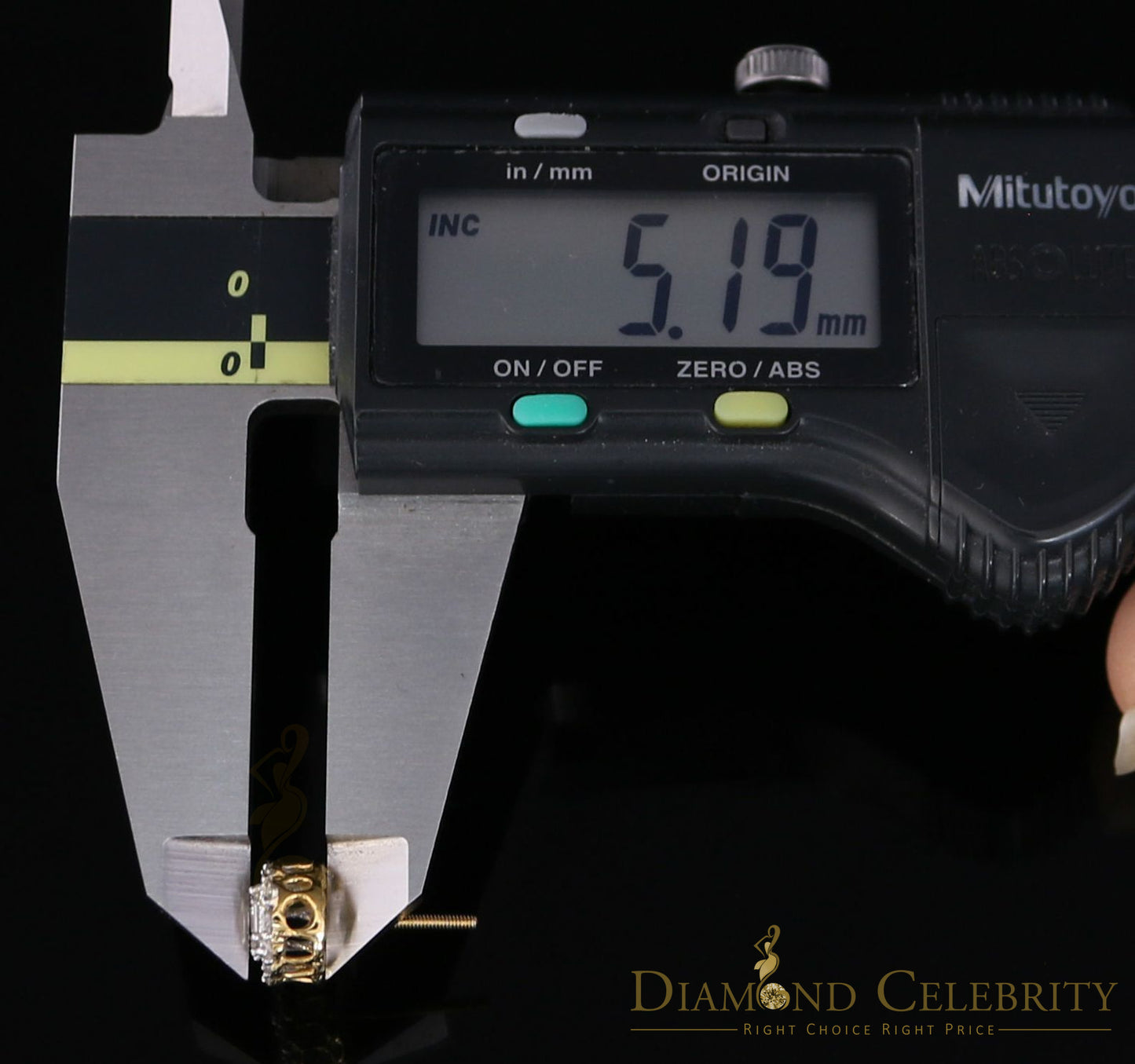 DiamondCelebritees10K Real Yellow Gold with 0.66CT Real Diamond Men's/Women's Stud Earrings
