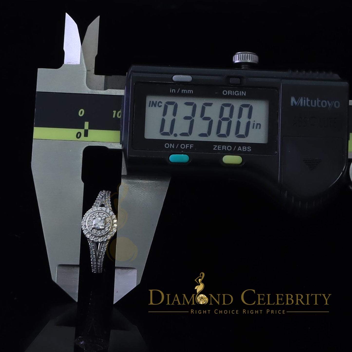 DiamondCelebritees 1.20CT Wedding White Ring For Women 925 Sterling Silver Cubic Zirconia Size 7