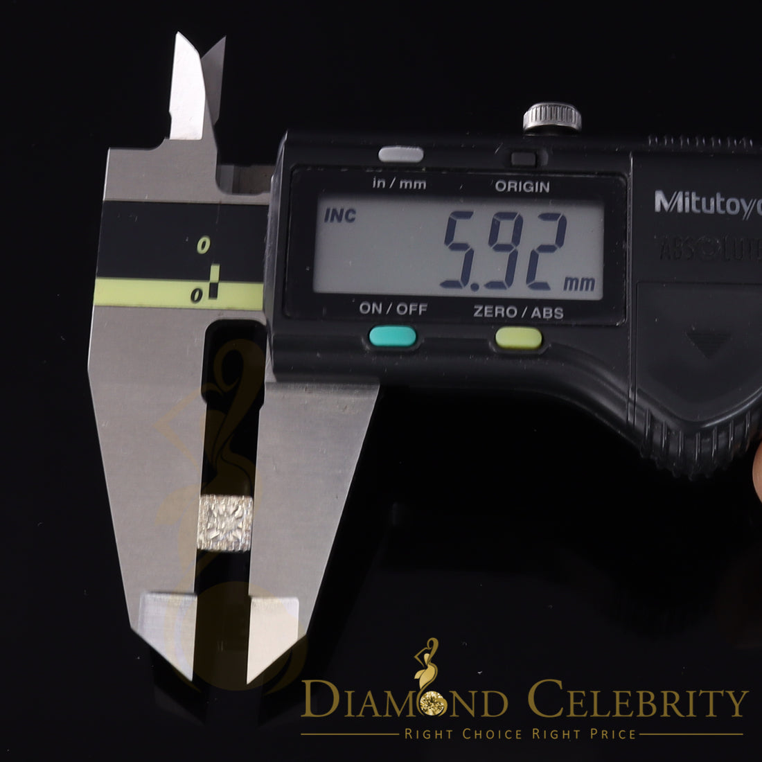 DiamondCelebritees 925 White Silver 0.20ct Diamond Women's/ Men's Stud Square Fashion Earrings