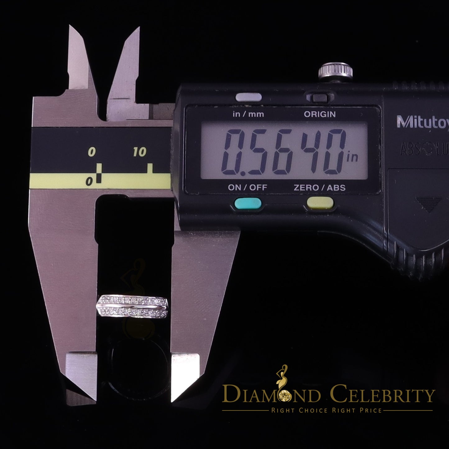 DiamondCelebritees 0.50ct Men Hip Hop 925 Sterling Silver Iced 3 row Huggie Hoop Earrings