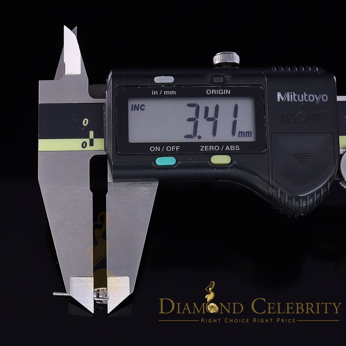 Diamondcelebritees Round 0.50ct VVS 'D' Moissanite Men's/Womens 925 Silver White Stud Earrings