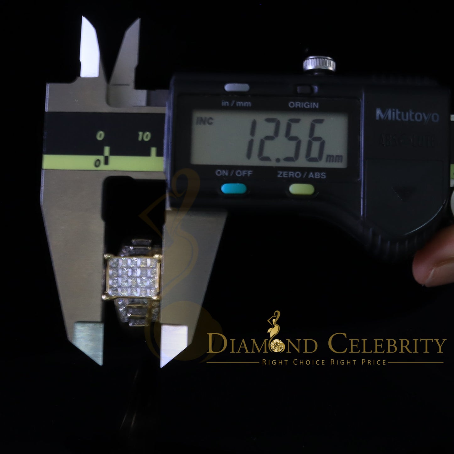 DiamondCelebritees Yellow Sterling Silver 3.00ct Cubic Zirconia Princes Engagement Ring Size 10