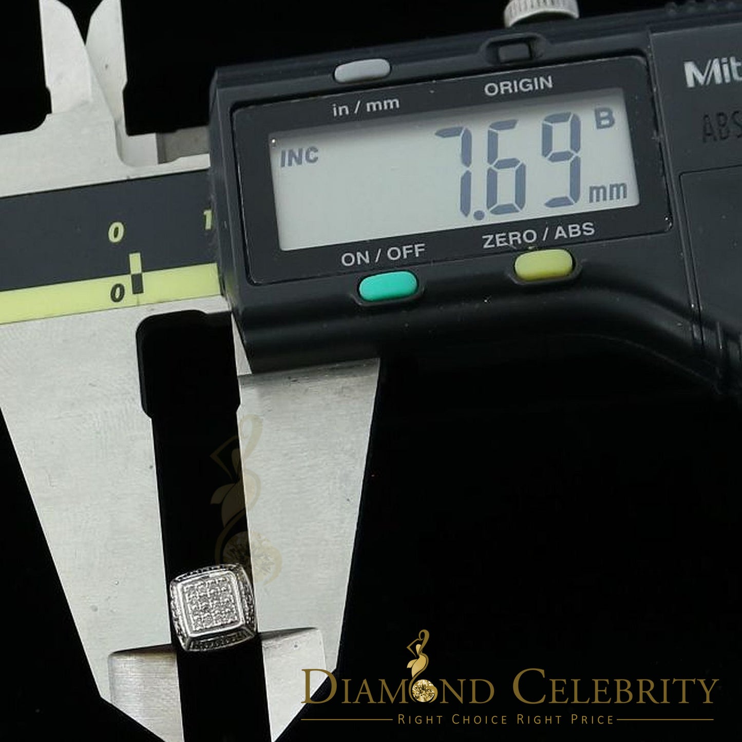 DiamondCelebritees 0.10ct Diamond Stud Earrings For Women White 925 Silver Stud For Unisex