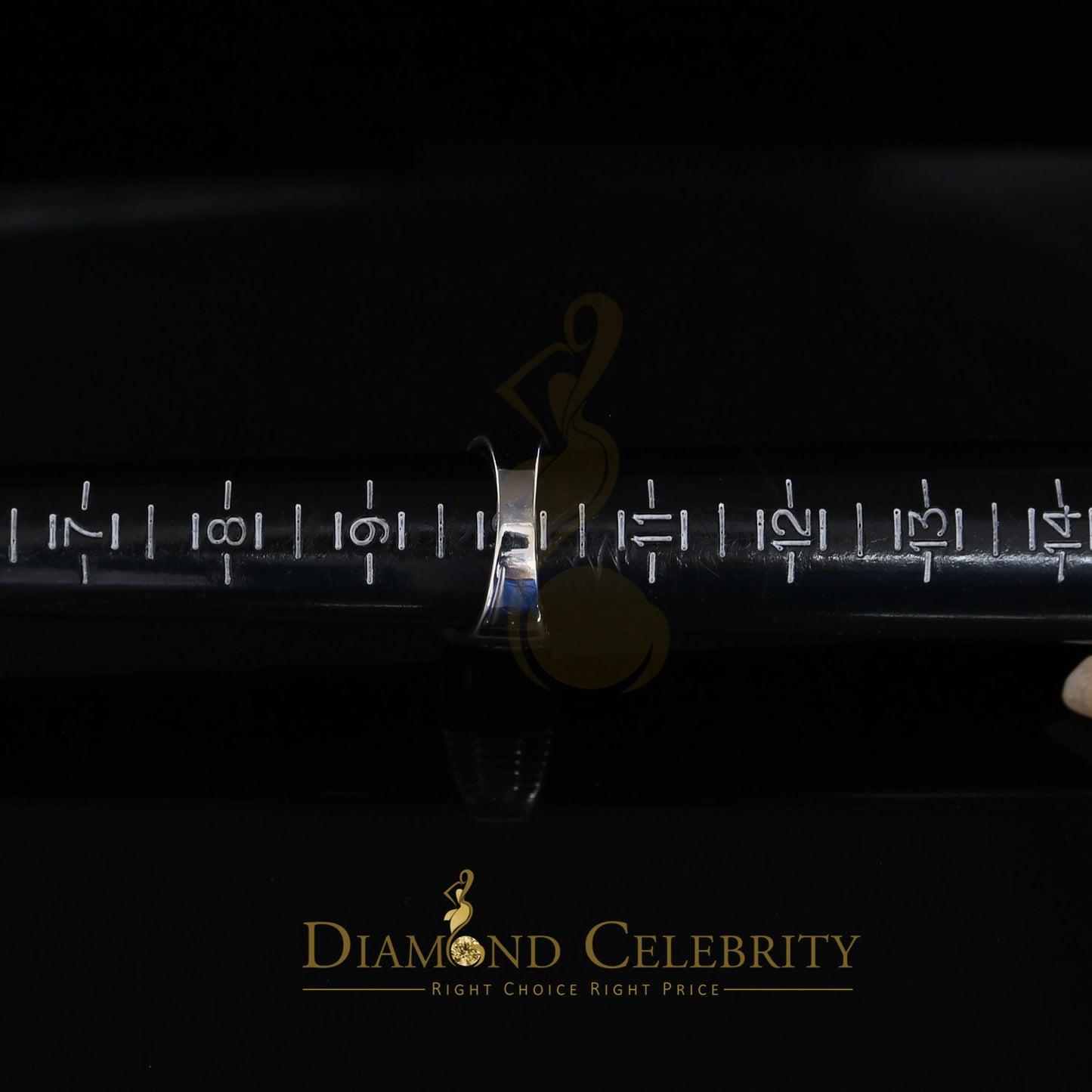 DiamondCelebritees 925 Silver White Square 1.20ct Cubic Zirconia Men's Engagement Ring Size 10