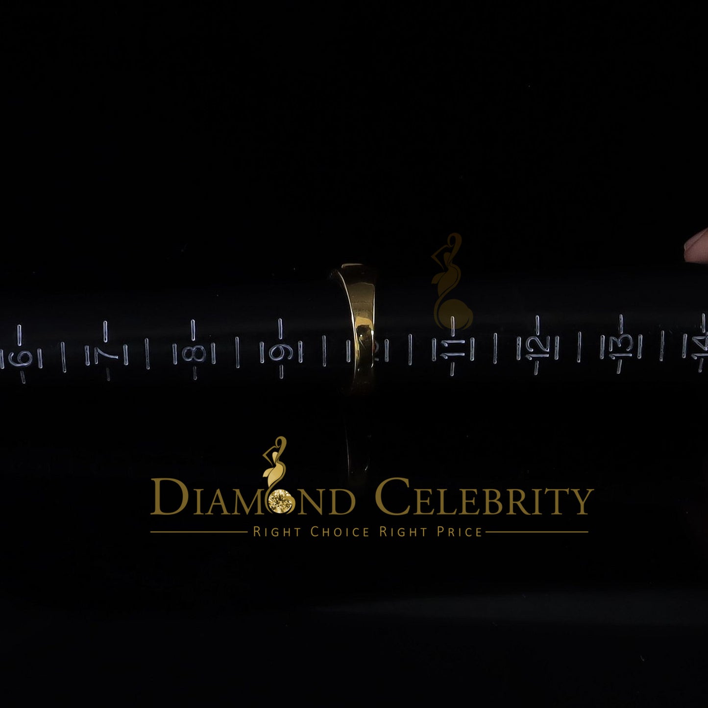 DiamondCelebritees 925 Sterling Silver Yellow 1.75ct Cubic Zirconia Women's/Men's Ring Size 10