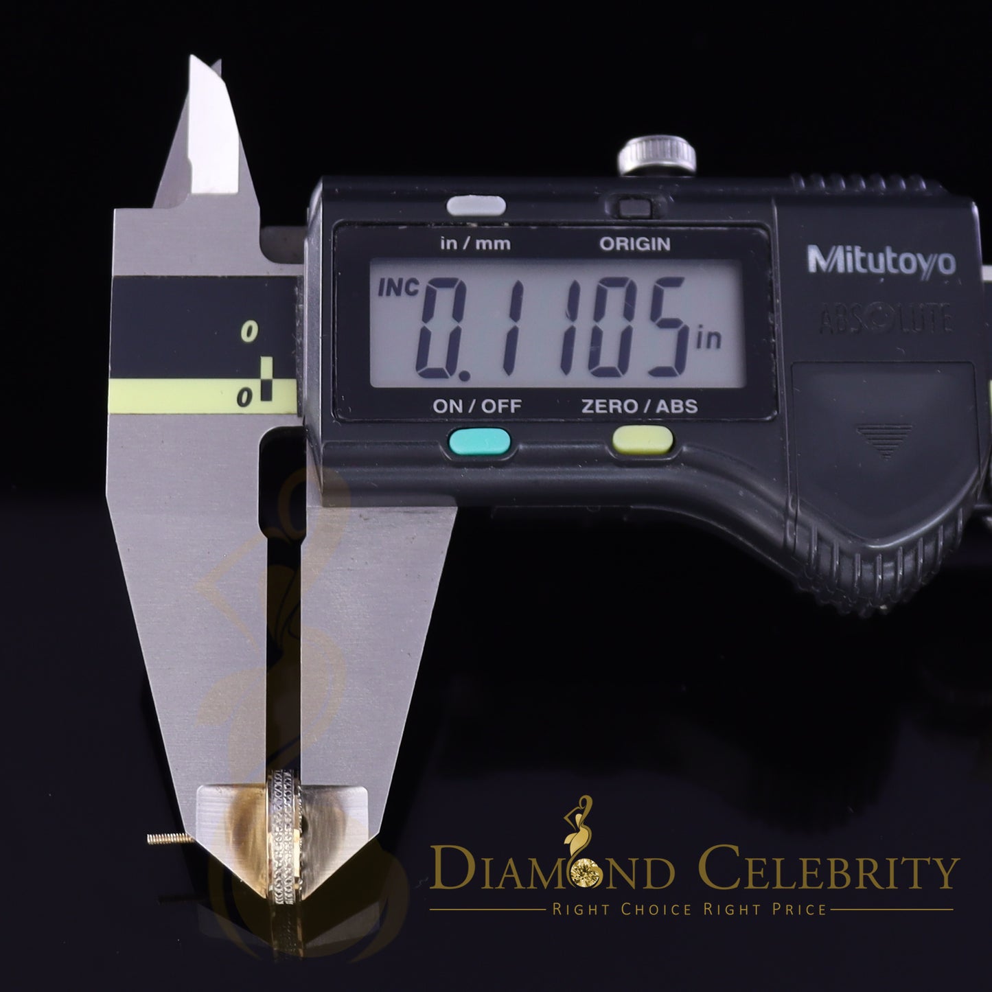 DiamondCelebritees 925 Sterling Yellow Silver 0.33ct Diamond Men's & Women's SAD Emoji Earring