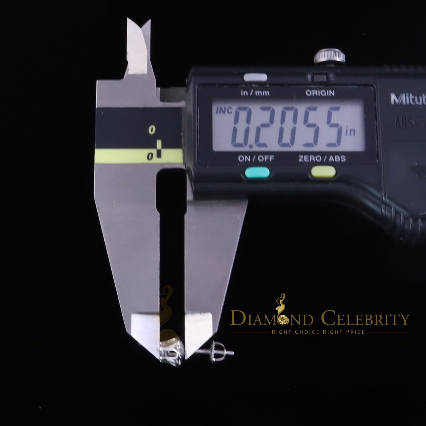 DiamondCelebritees 0.25ct 925 Silver Cubic Zirconia White Round Shape Buttercup Stud Earrings Women