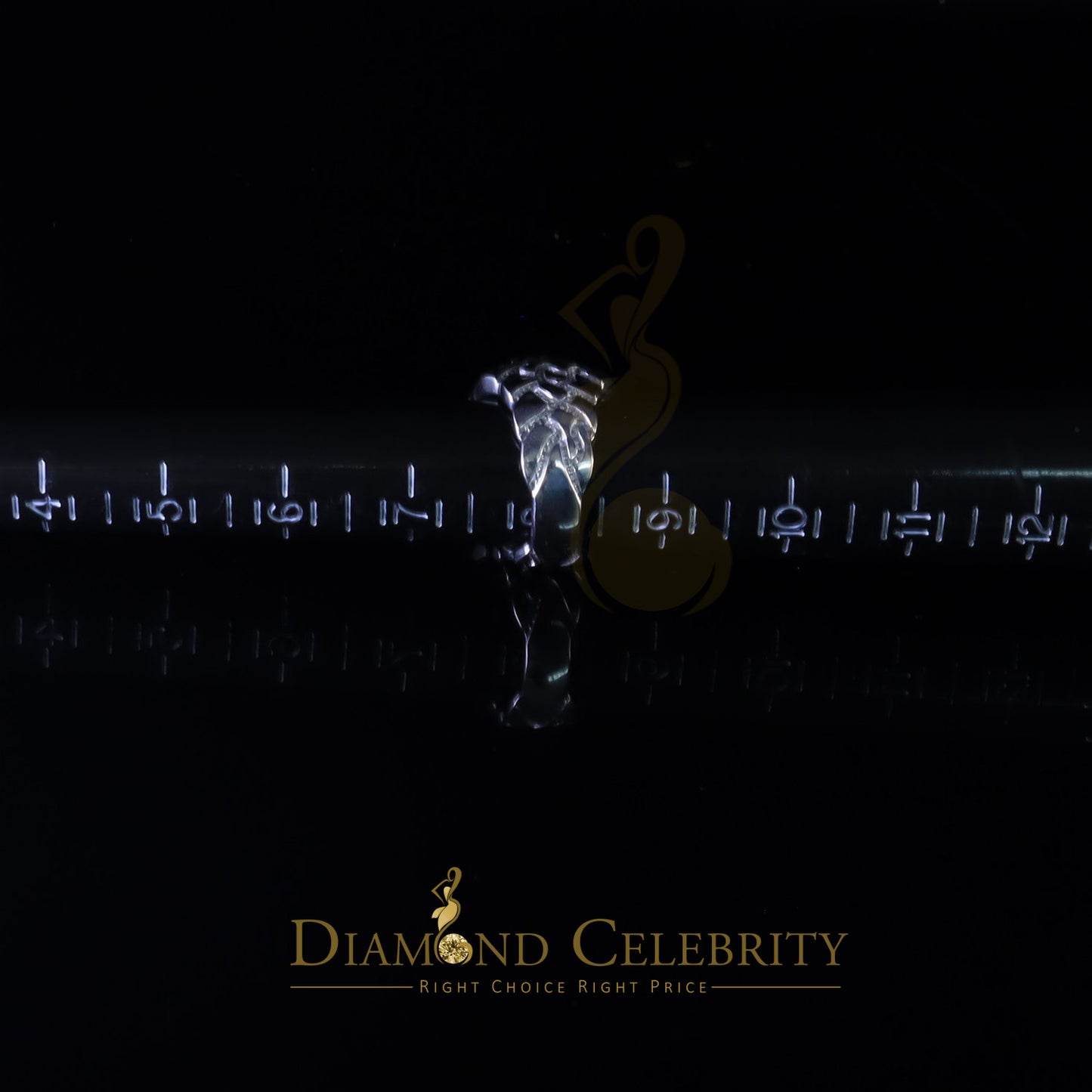 DiamondCelebritees 3.59ct White Engagement Ring Women 925 Sterling Silver Cubic Zirconia Size 8