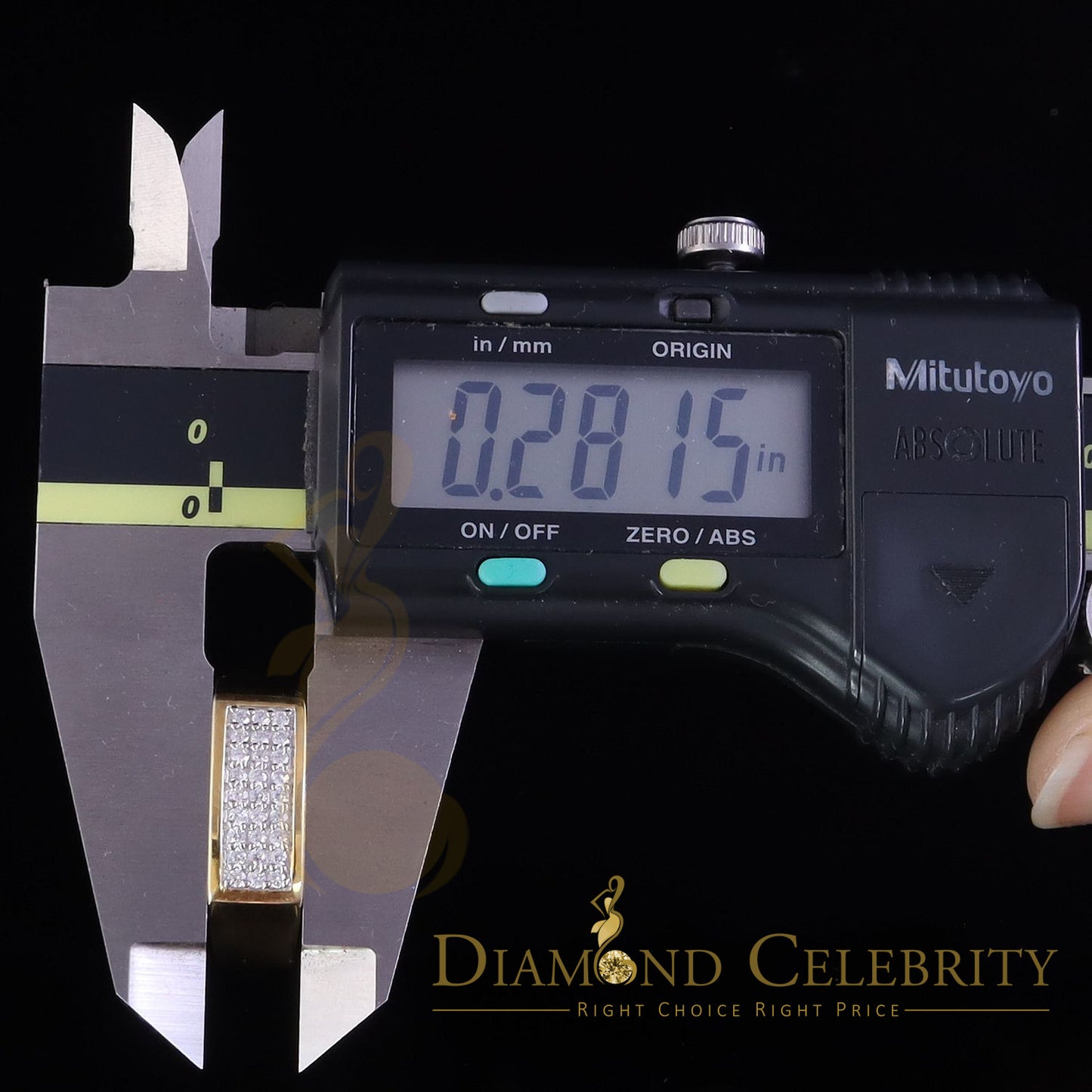 DiamondCelebritees Sterling Mens 0.81ct Yellow Cubic Zirconia Silver Rectangle Fashion Ring Size 9