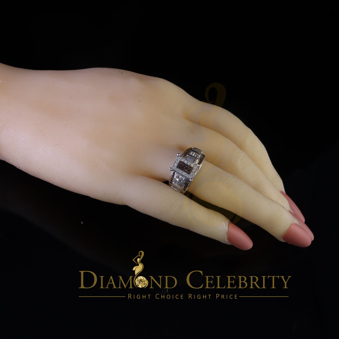 DiamondCelebritees 925 Sterling White Silver Square Shape Cubic Zirconia 1.50ct Womens Ring Size 7