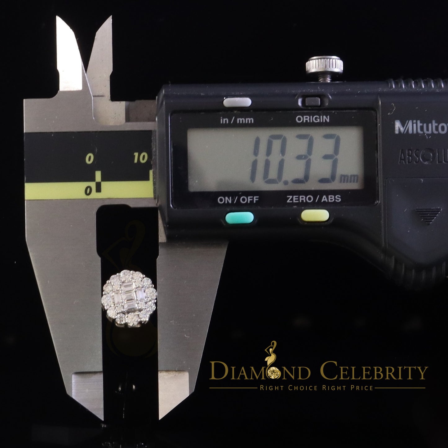Diamondcelebritees White Men's/Womens 925 Silver 1.50ct VVS 'D' Moissanite Round Stud Earrings