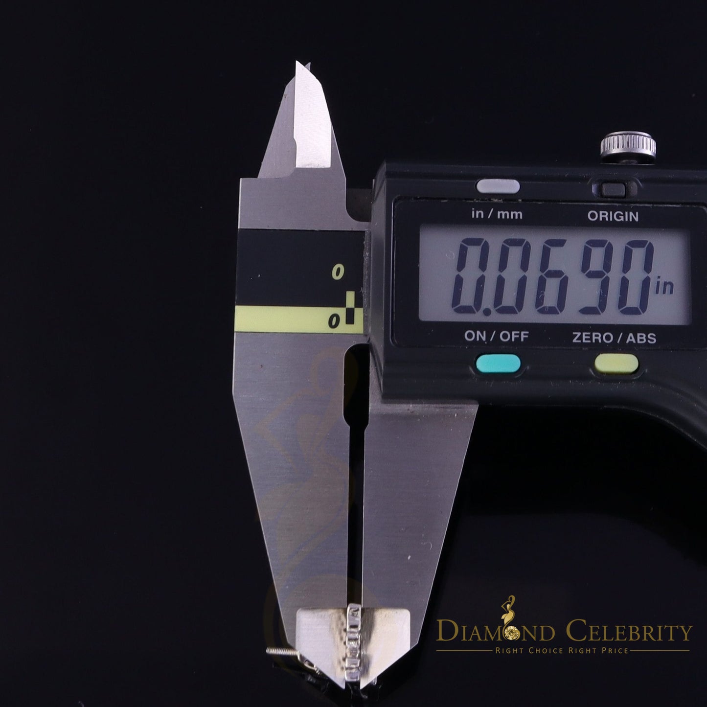 Diamondcelebritees Women's 0.15ct Real Diamond Butterfly Stud Earrings White 925 Sterling Silver