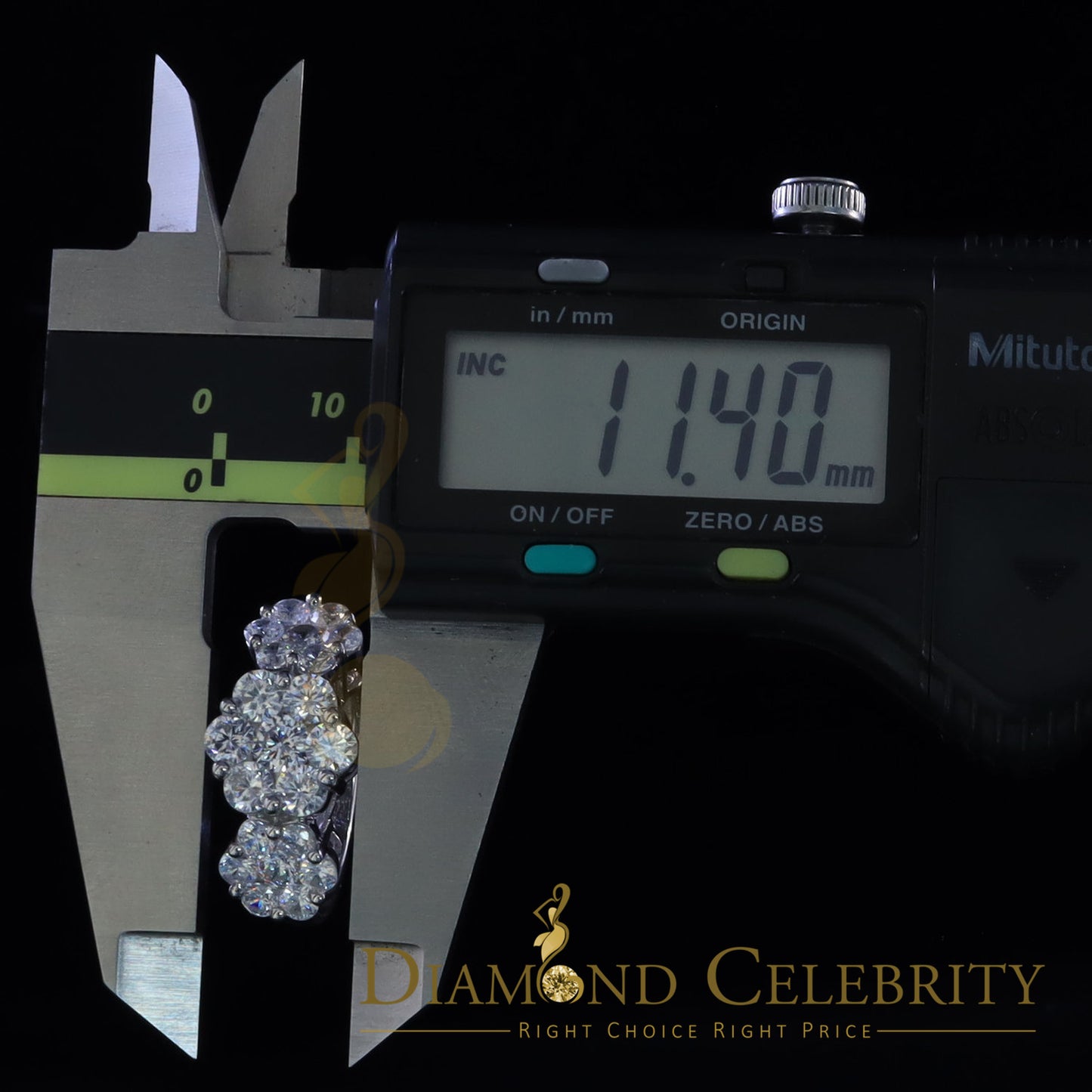 DiamondCelebritees 925 Sterling White Silver Floral-Shaped Cubic Zirconia 2.0ct Womens Ring Size 7