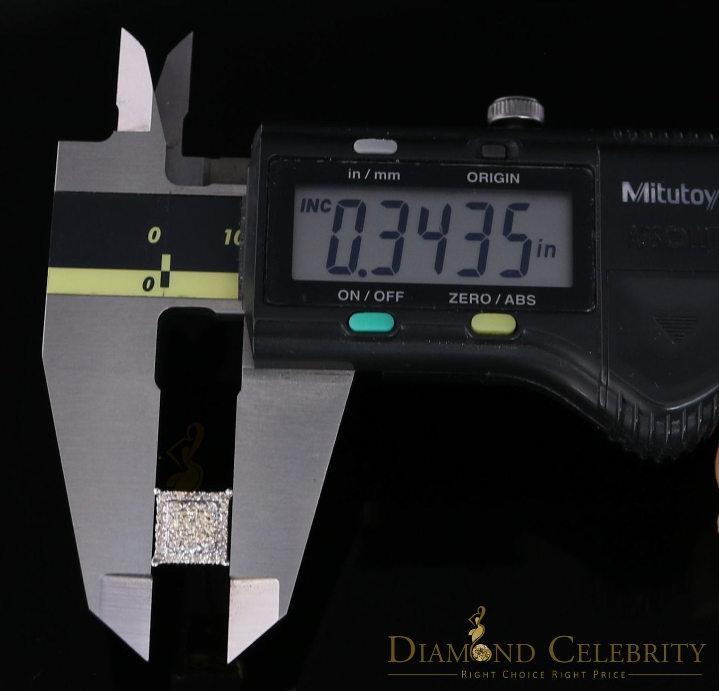 DiamondCelebritees10K Real Yellow Gold with 0.55CT Real Diamond Men's/Women's Stud Earrings