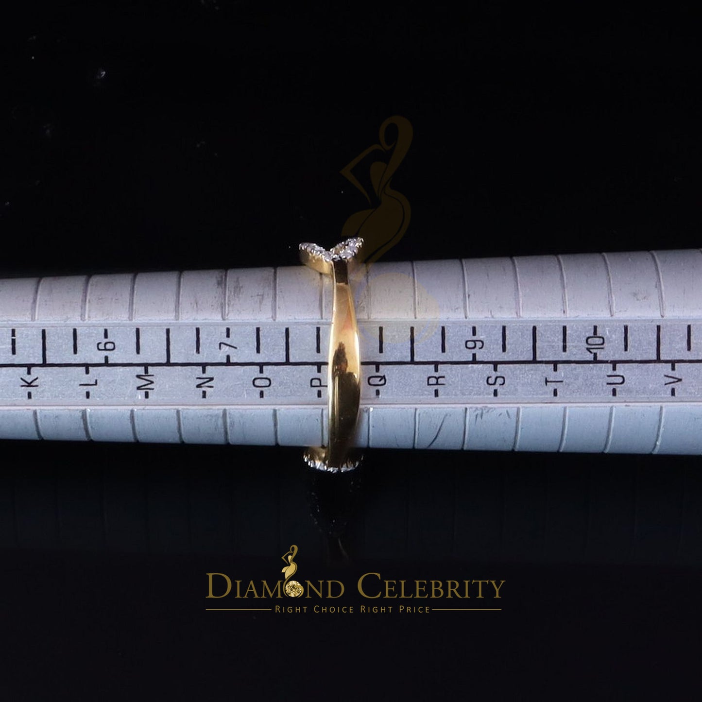 DiamondCelebritees 1.25CT Womens infinity 925 Silver Yellow VVS D PINK Marquis Moissanite Ring SZ8