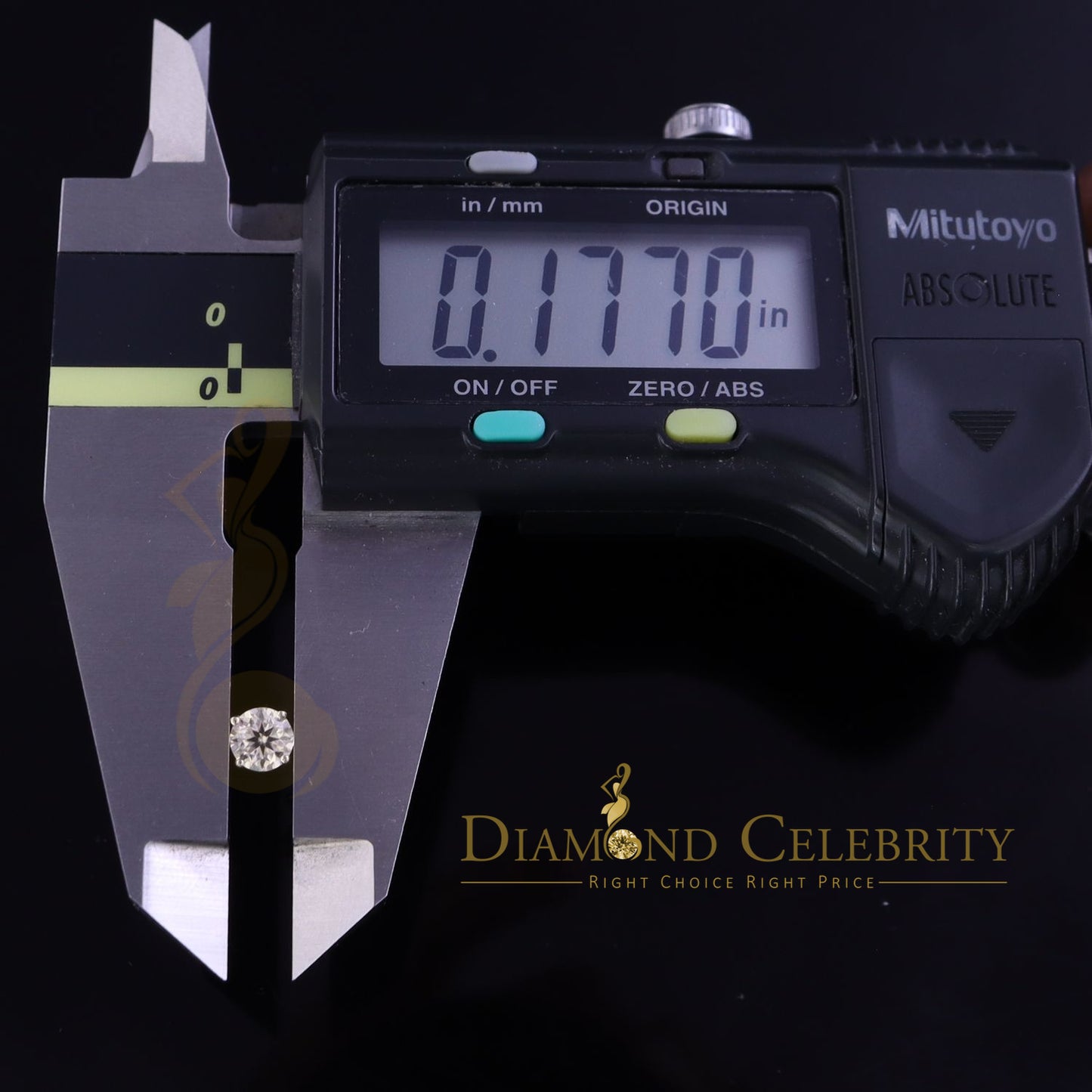 DiamondCelebritees Men's/Women's 925 silver Yellow 0.66ct VVS 'D' Moissanite Stud Stud Earrings