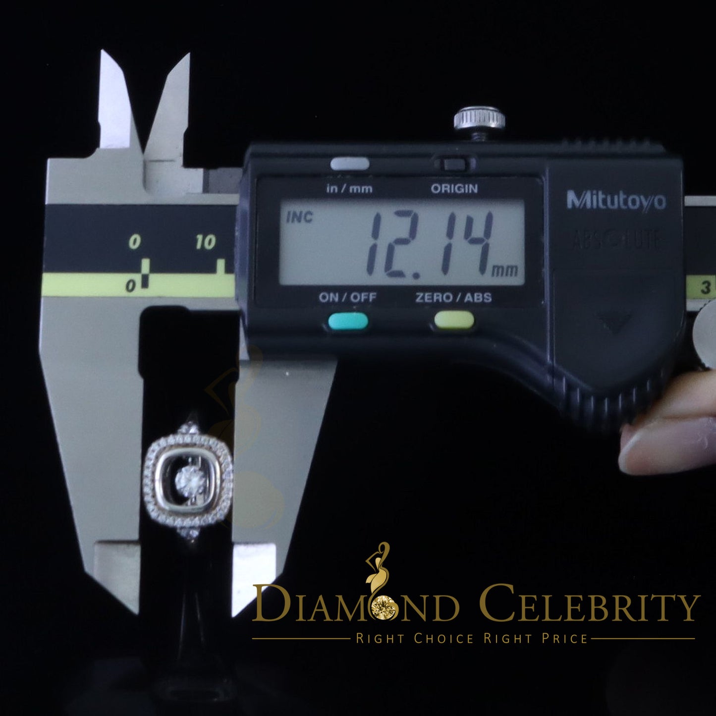 DiamondCelebritees 925 Sterling WhiteSilver Womens/Men's Ring Size 6 Cubic Zirconia