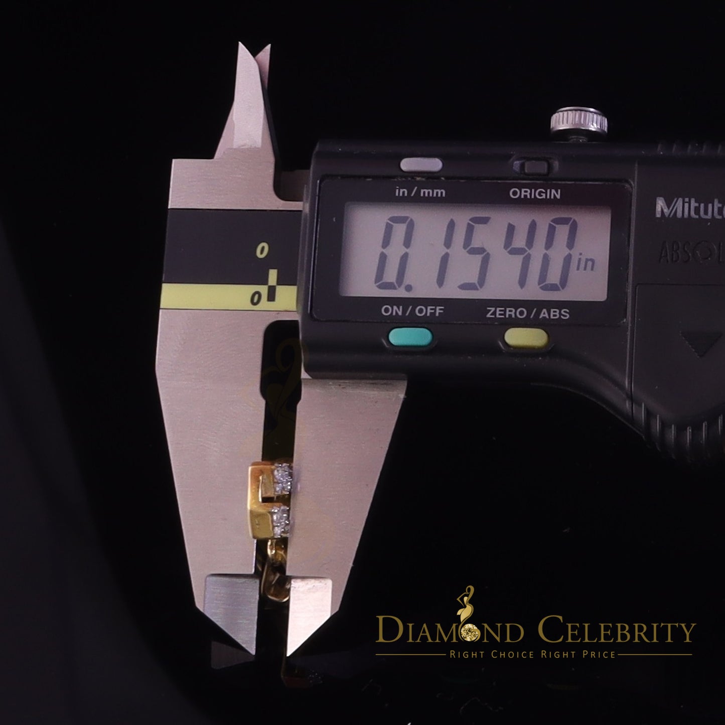 DiamondCelebritees 0.50ct Cubic ZirconiaYellow Silver AQUARIUS FEBRUARY Month Pendant Men & Women