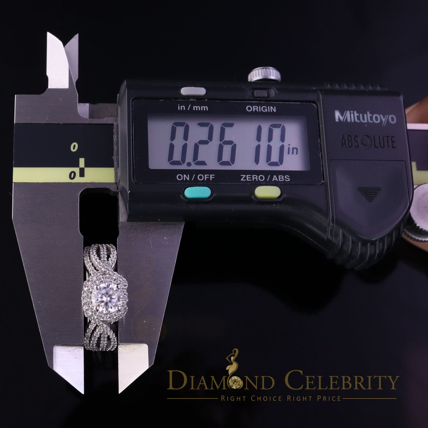 DiamondCelebritees 1.20ct Cubic Zirconia White 925 Silver Men's/ Women 2PC Bridal Rings Size 7