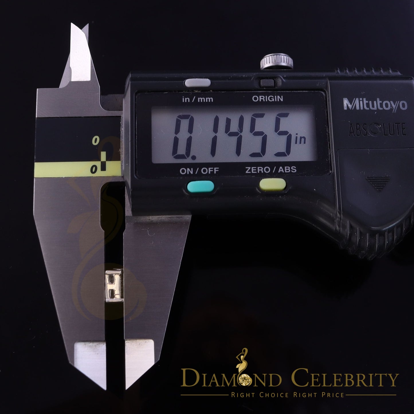 DiamondCelebritees White 925 Silver Men's & Women's Elegant 0.14ct Cubic Zirconia Square Earrings