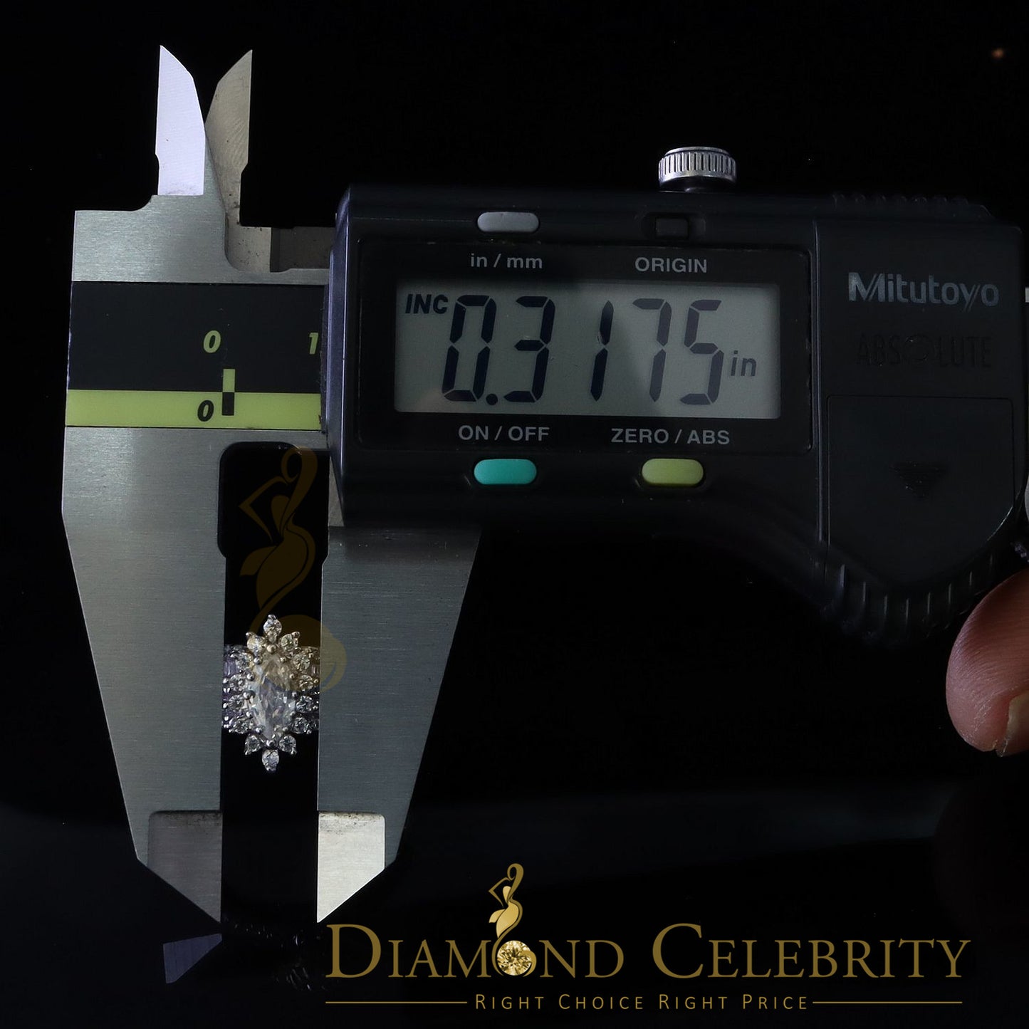 DiamondCelebritees Diamond Celebrity 925 White Sterling Silver 129 Cubic Zirconia Bridal Ring SZ 8