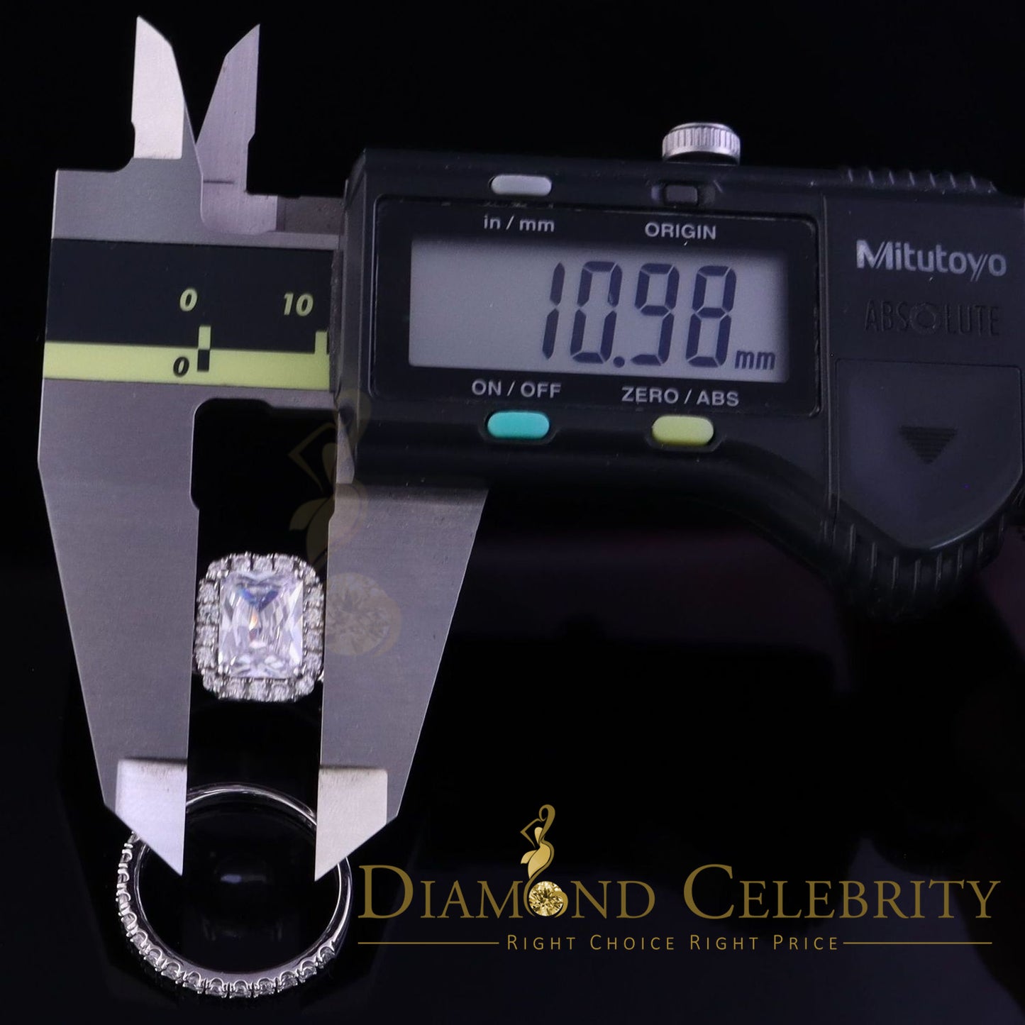 DiamondCelebritees 6.04ct White Cubic Zirconia 925SterlingSilver Bridal Fashion Womens Ring SZ 6.5