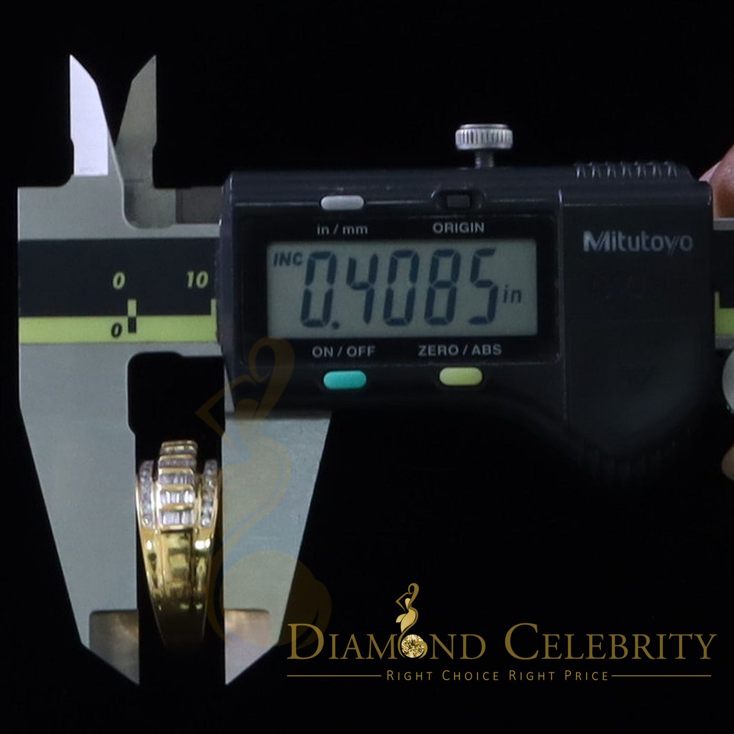 DiamondCelebritees 925 Sterling Silver Yellow 1.75ct Cubic Zirconia Women's/Men's Ring Size 10