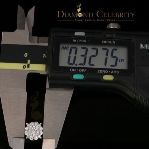 DiamondCelebritees 925 Sterling White Silver 1.22ct Cubic Zirconia Round Women's Stud Earrings