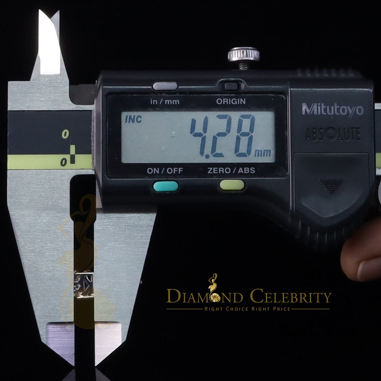 Diamondcelebritees New Women's/Men's 925 Silver White 1.00ct VVS D Moissanite Square Stud Earrings