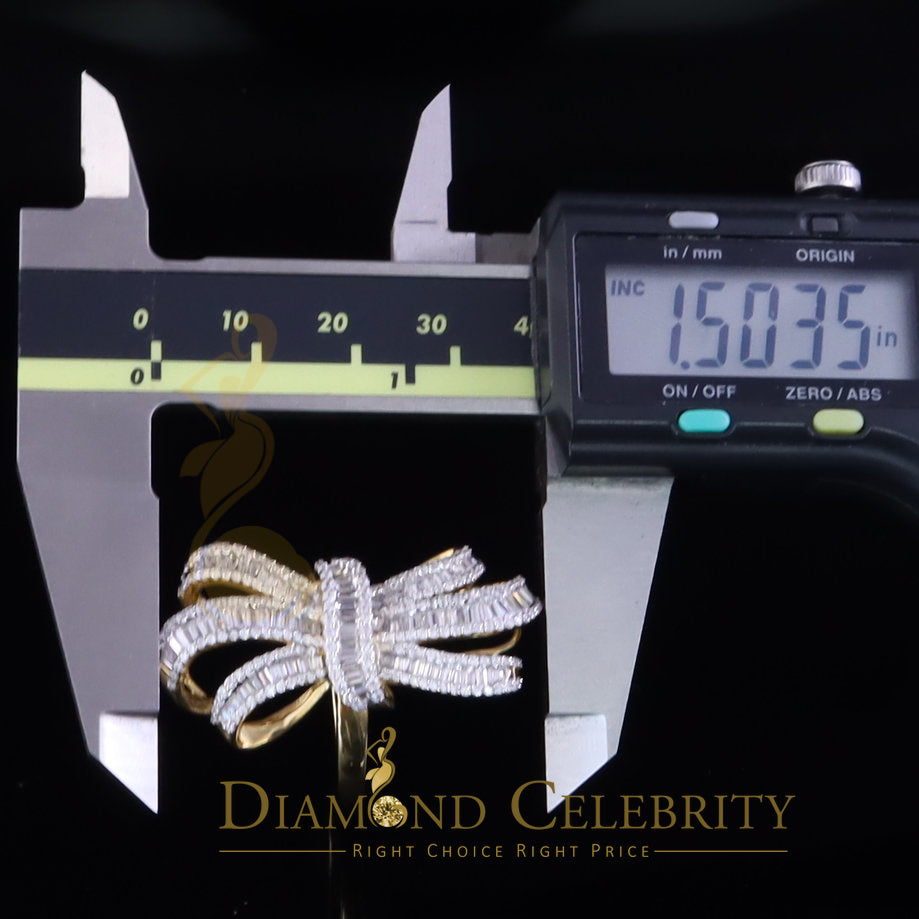 DiamondCelebritees 4.20ct Cubic Zirconia In 925 Sterling Yellow Silver Cocktail Womens Ring Size 9