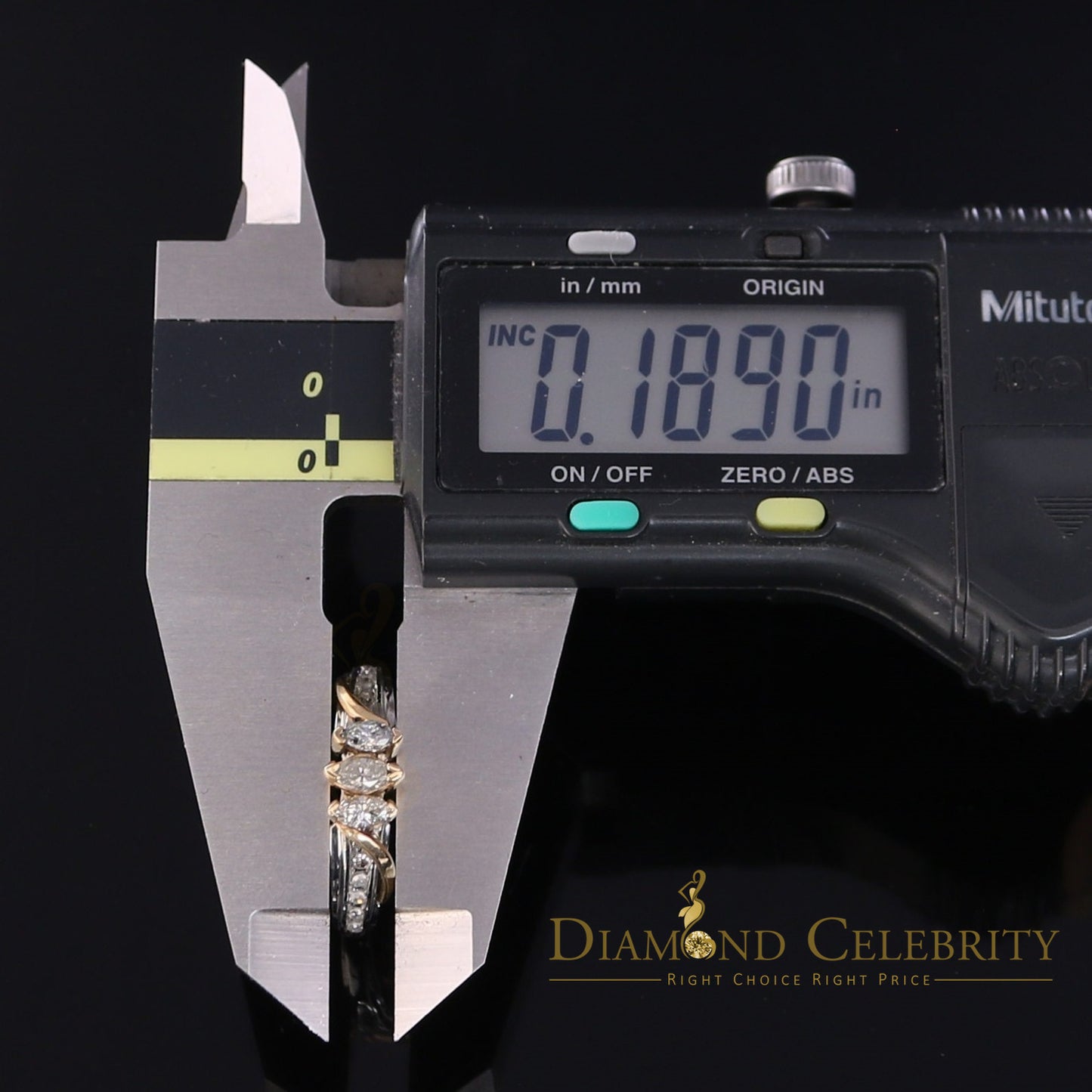DiamondCelebritees Real 0.50CT Diamond with 14kt White Gold Womens Marquise Shape Ring Size 6.5