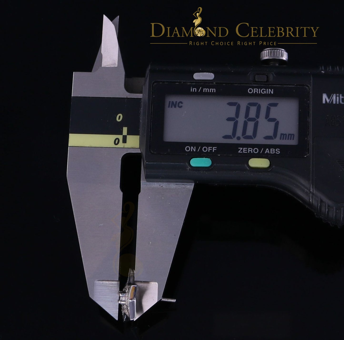 DiamondCelebritees 925 Sterling Silver White 0.25ct Diamond For Women's / Men's Stud Star Earrings