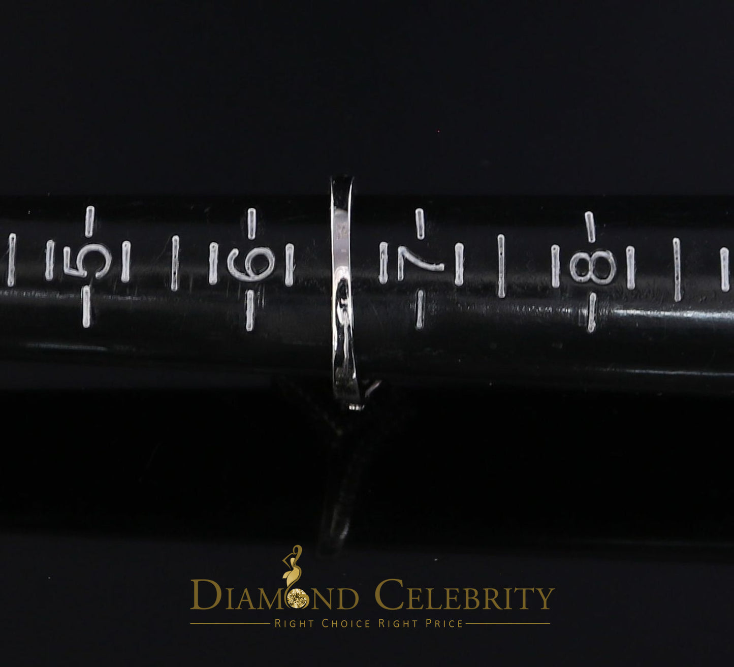 DiamondCelebritees Real 10kt White Gold with 0.50CT Real Diamond Four squrre FashionRing Size 6.5