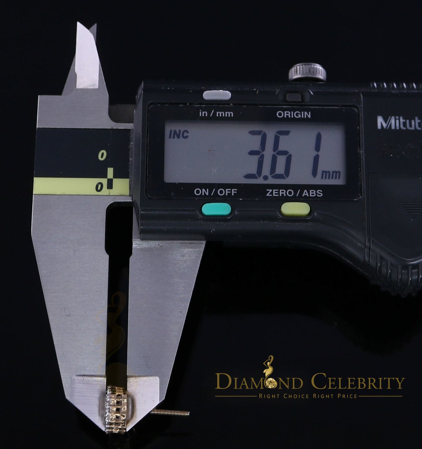DiamondCelebritees Real Diamond 0.50CT 10K Real Yellow Gold Men's/Women's Stud Round Earring