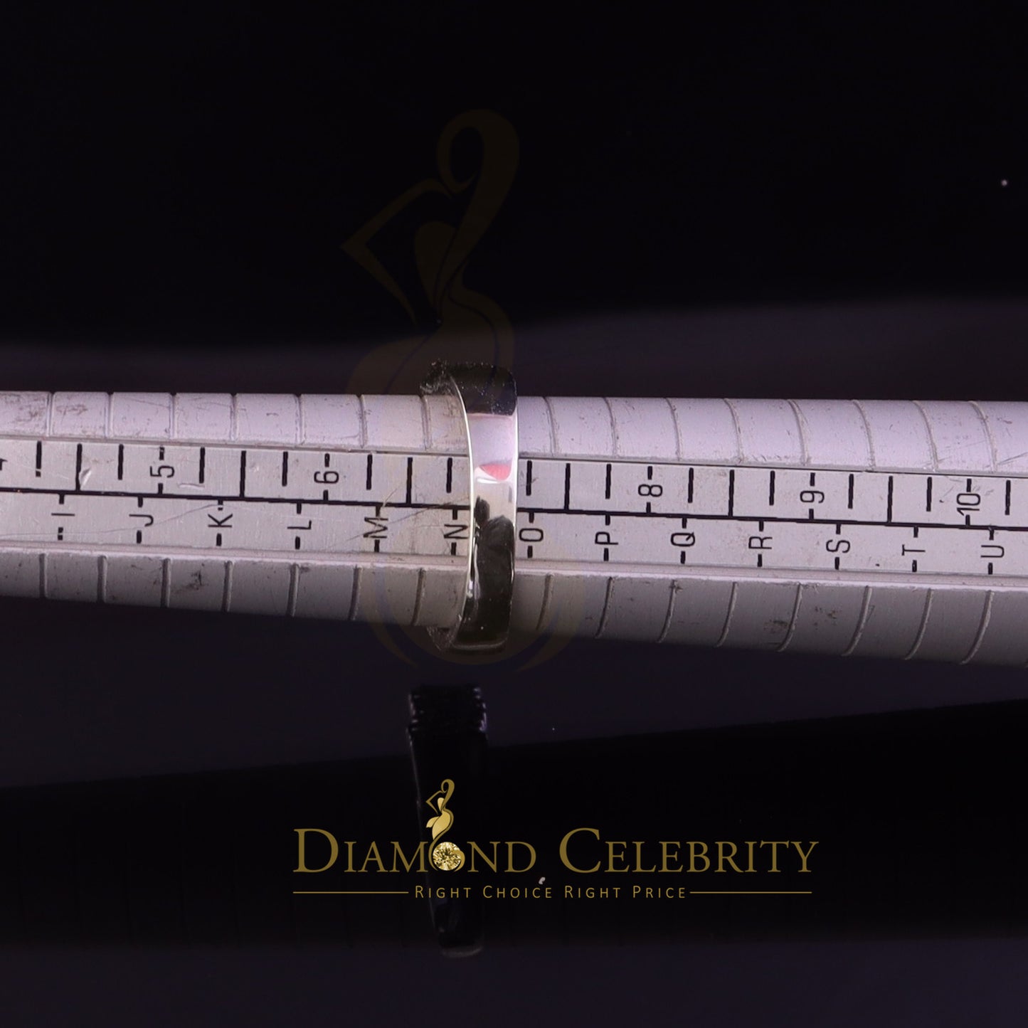 DiamondCelebritees 925 White Silver 0.52ct Cubic Zirconia "MOM" Ring Special Offer @ Mother's Day