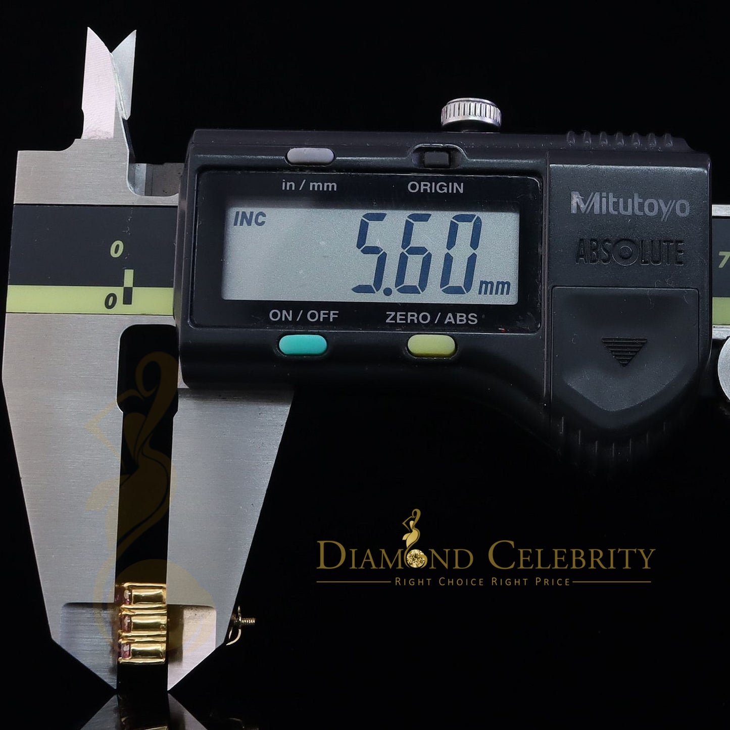 DiamondCelebritees 925 Silver Yellow 2.25ct VVS D Pink Moissanite Men/Women's Square Stud Earrings