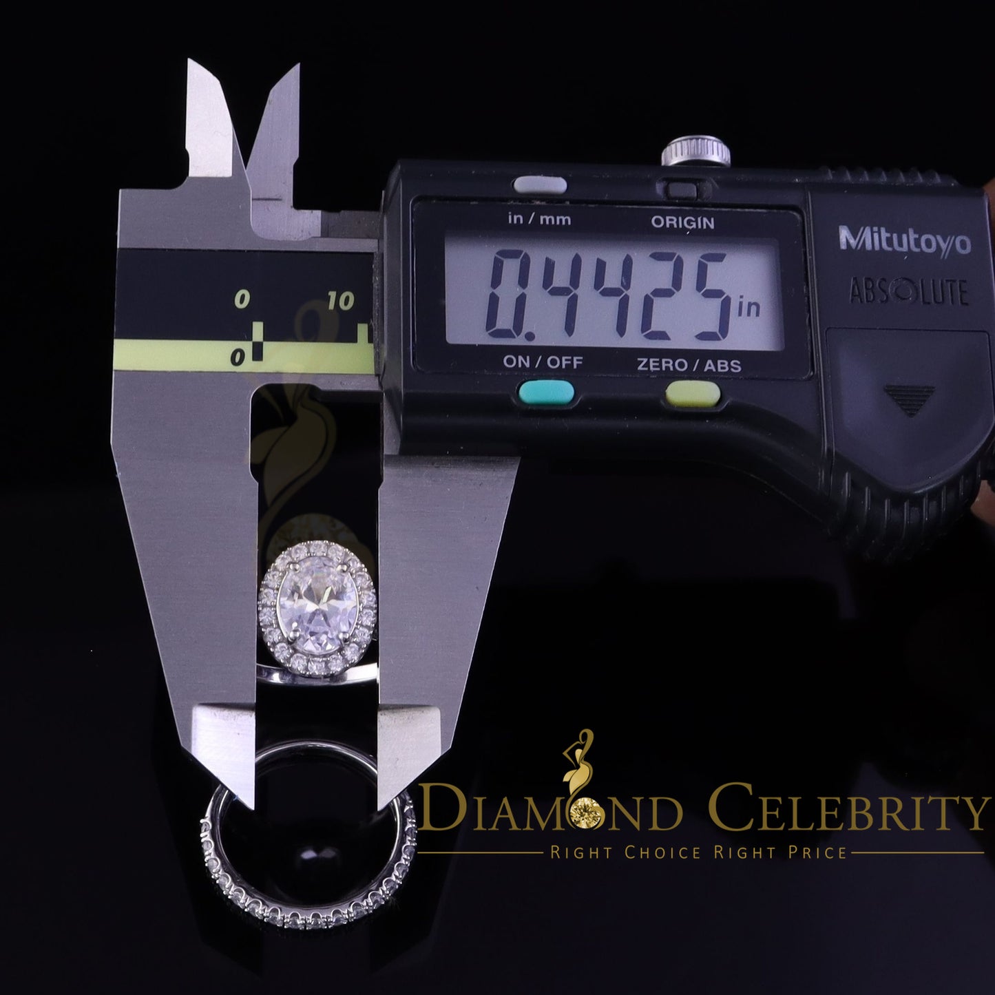 DiamondCelebritees 5.28ct White Cubic Zirconia 925 Sterling Silver Bridal Fashion Womens Ring SZ 7