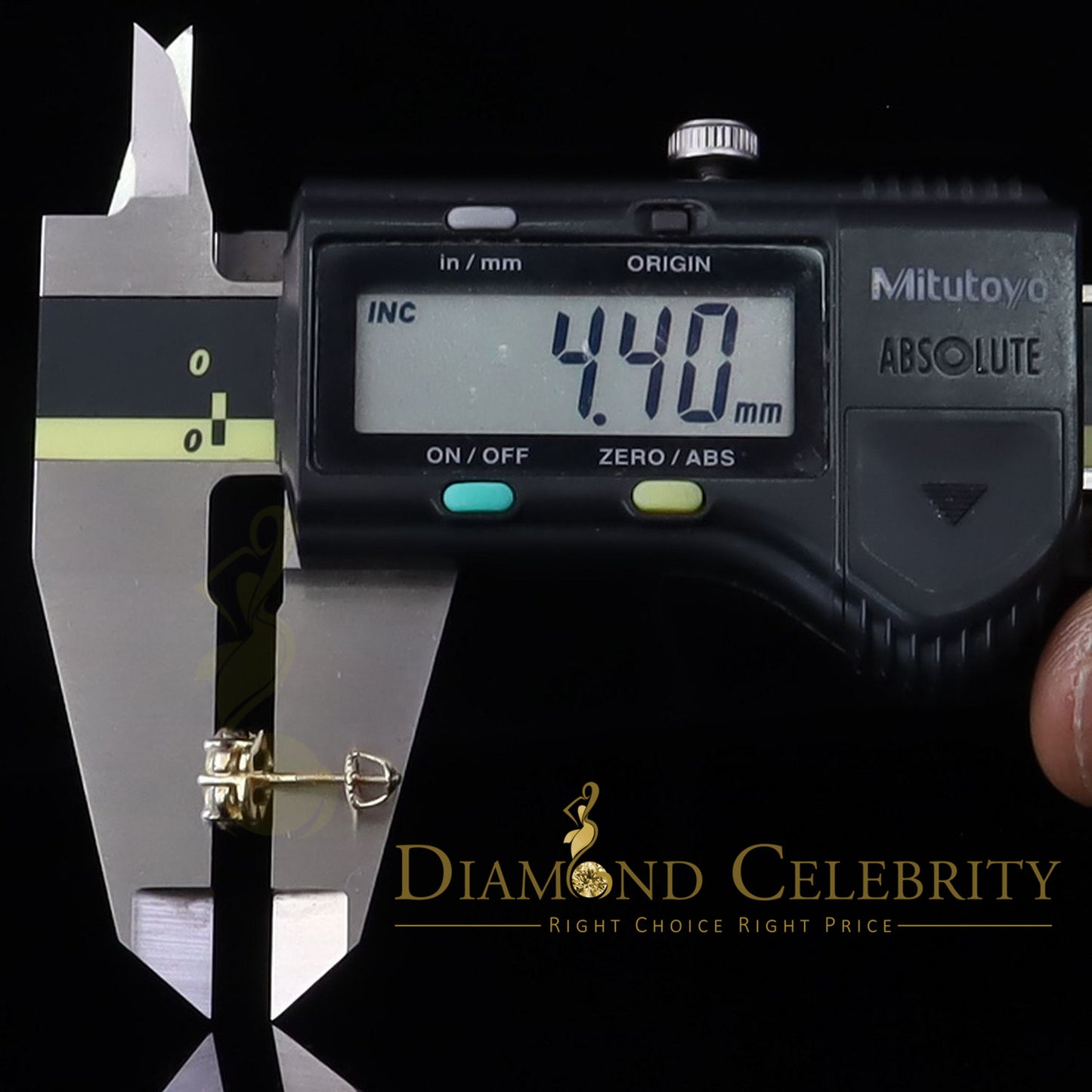 DiamondCelebritees 925 Yellow Silver Sterling 2.06ct Cubic Zirconia Hip Hop Floral Women's Earrings