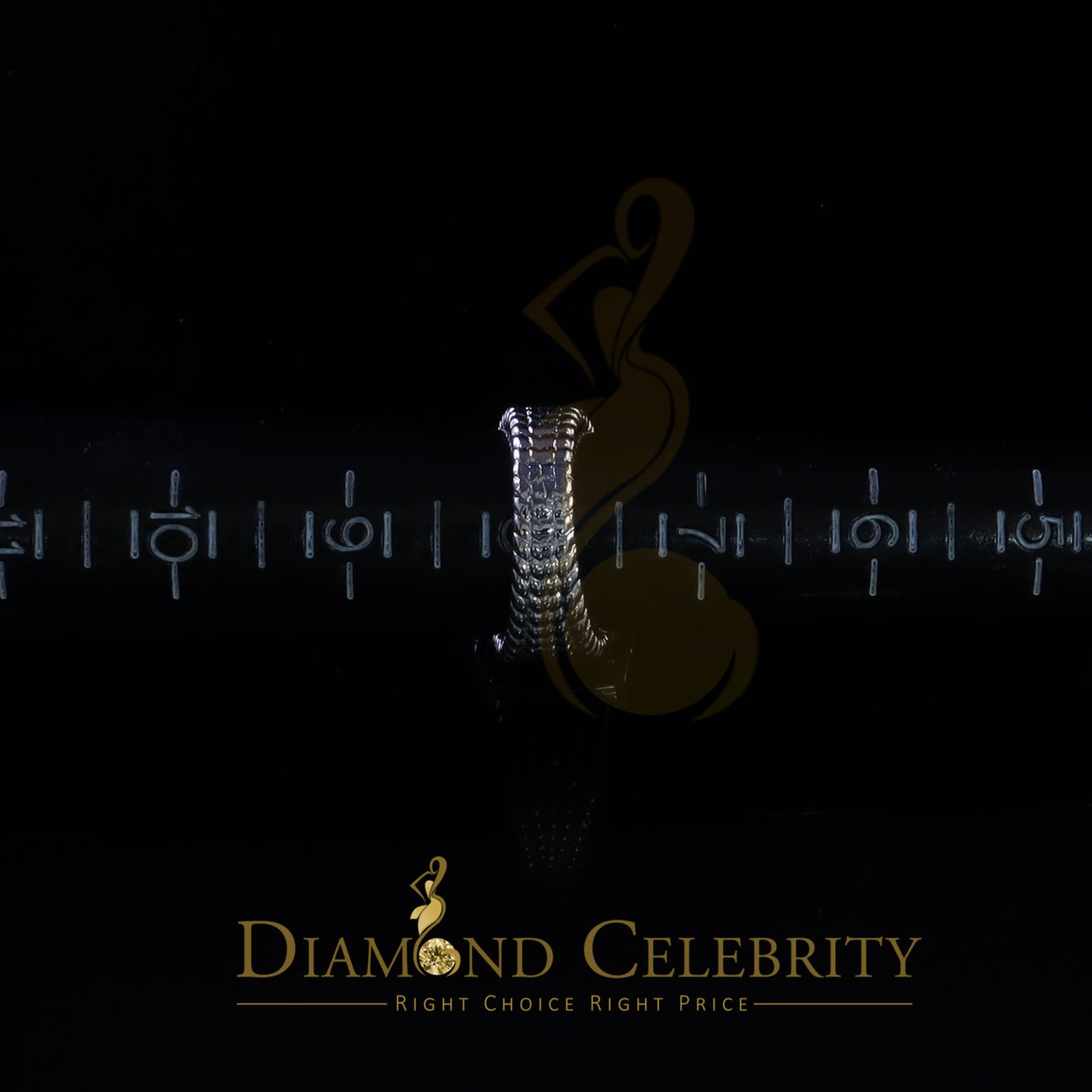 DiamondCelebritees Silver Sterling White 1.95ct Cubic Zirconia Adjustable Men Ring From SZ 8 to 10