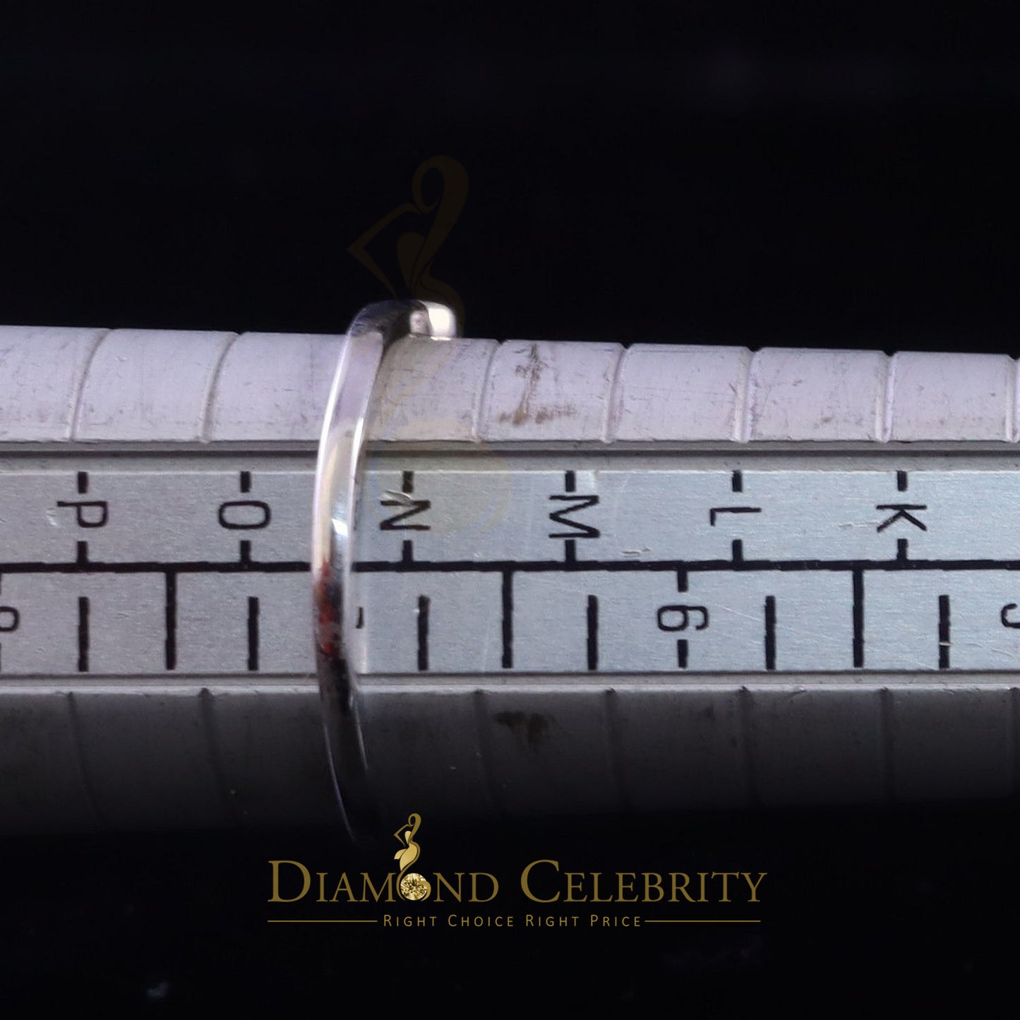 DiamondCelebritees Sterling White Silver 0.25ct Cubic Zirconia Engagement Heart Womens Ring Size 7