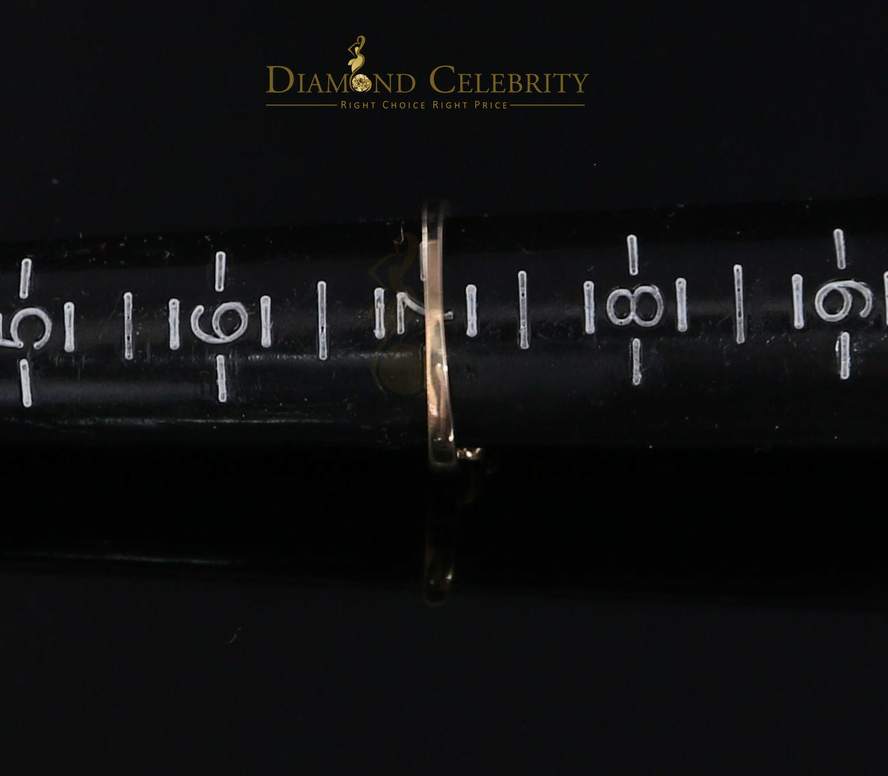 DiamondCelebritees Real 0.05ct Diamond Real 10kt Yellow Gold Fancy LOVE YOU HEART Charm Ring Size 7