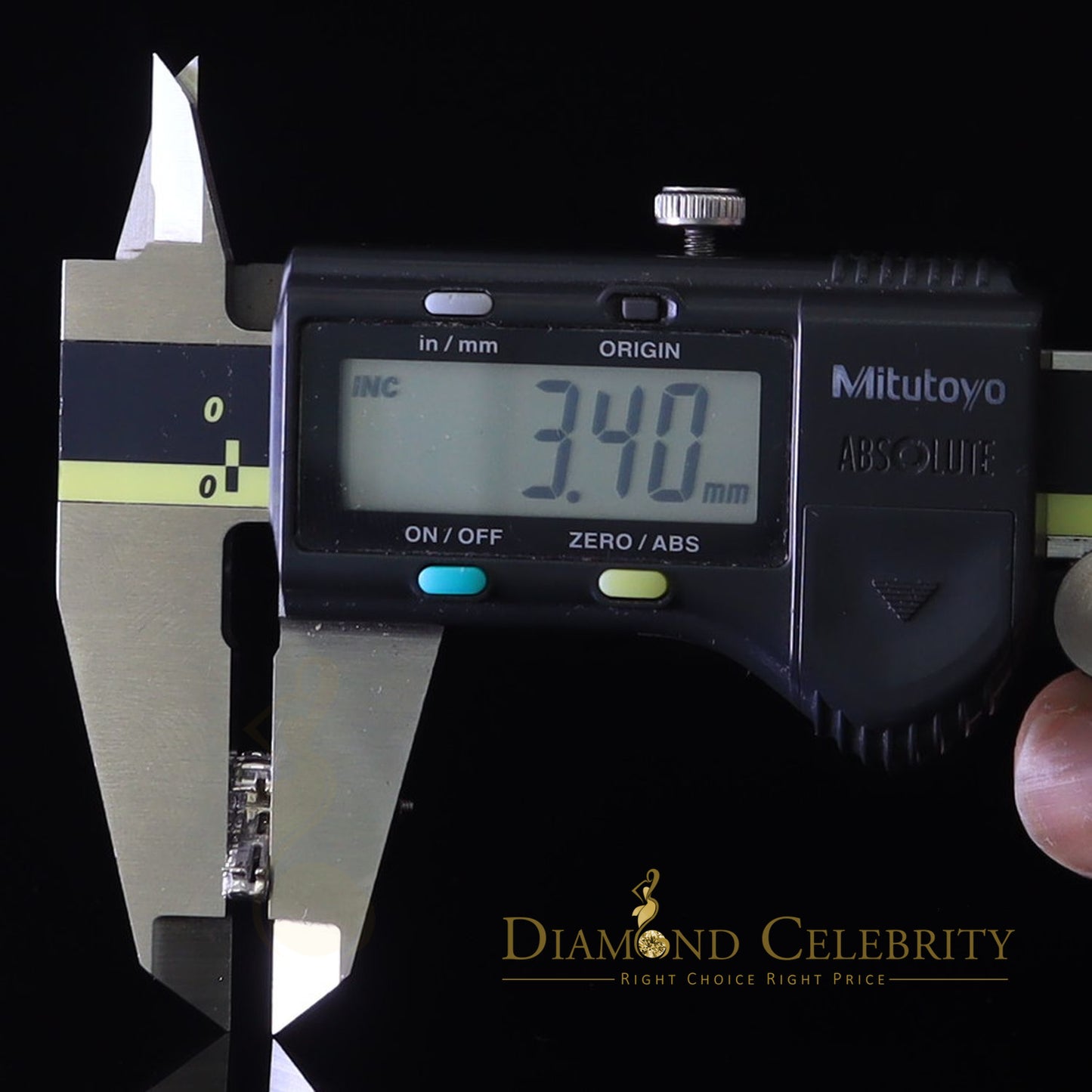 Diamondcelebritees 1.00ct Moissanite White 925 Sterling Silver Women's Cross Earrings