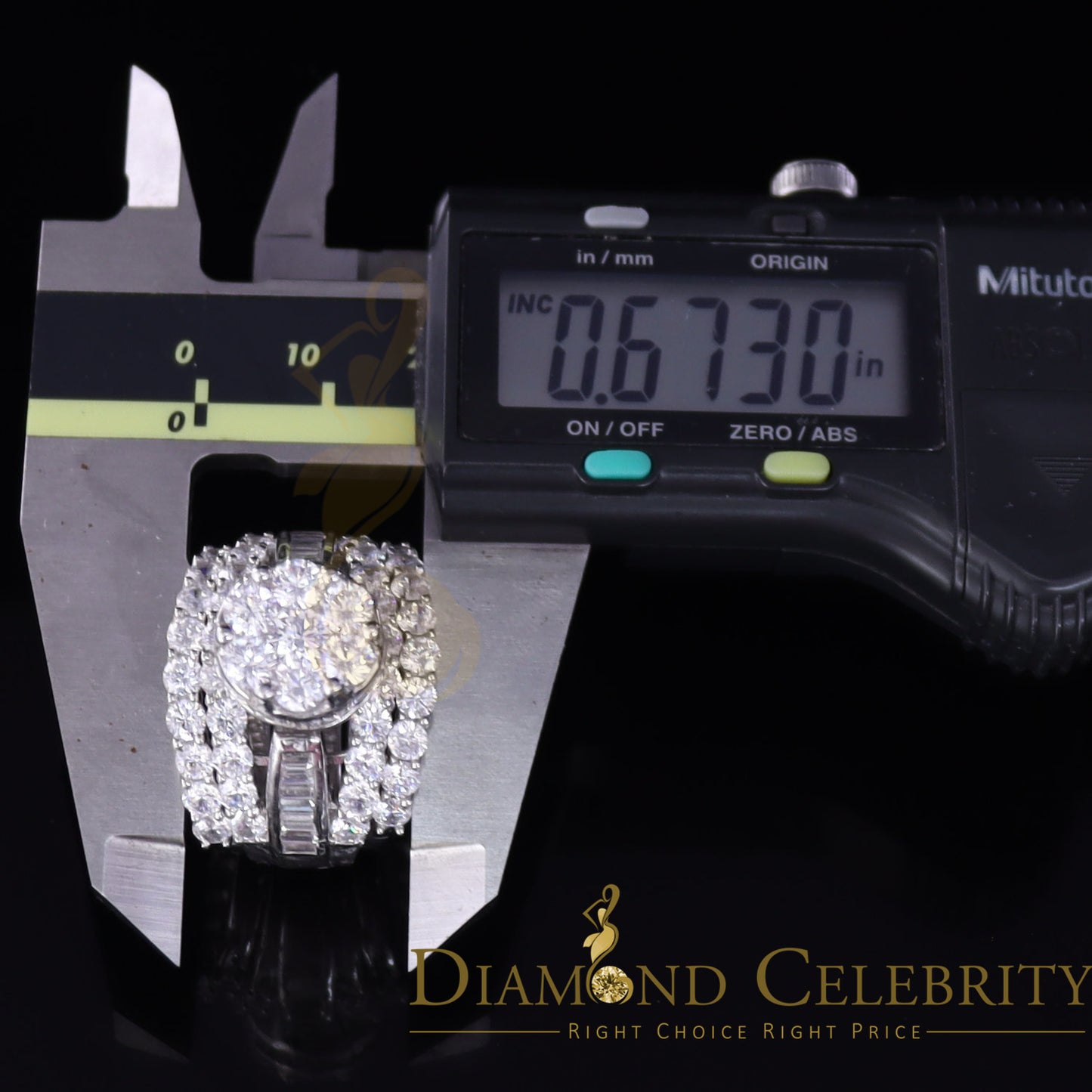 DiamondCelebritees 925 Sterling Womens 13.00ct White Cubic Zirconia Silver Trio Womens Ring Size 9