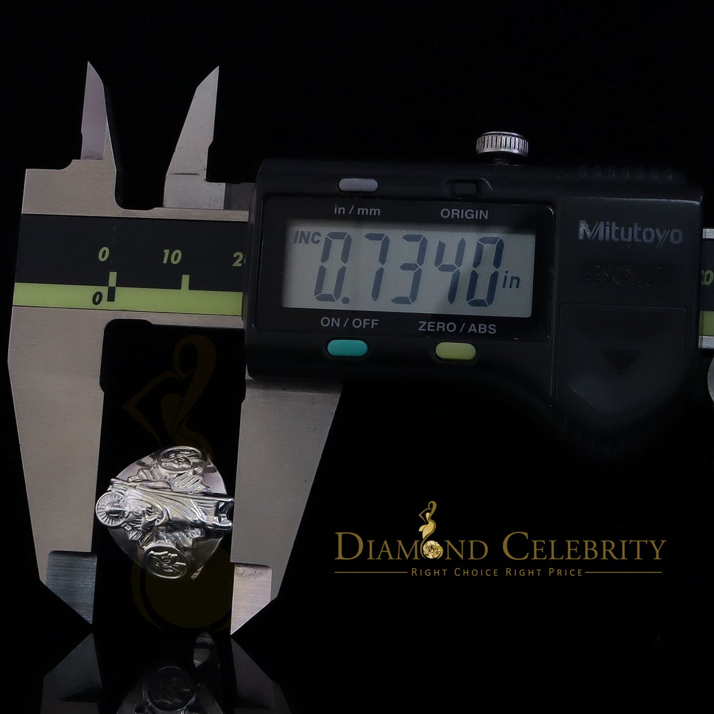 DiamondCelebritees White 925 Sterling Silver St Jude Thaddeus Women's /women Religious Ring SZ 6